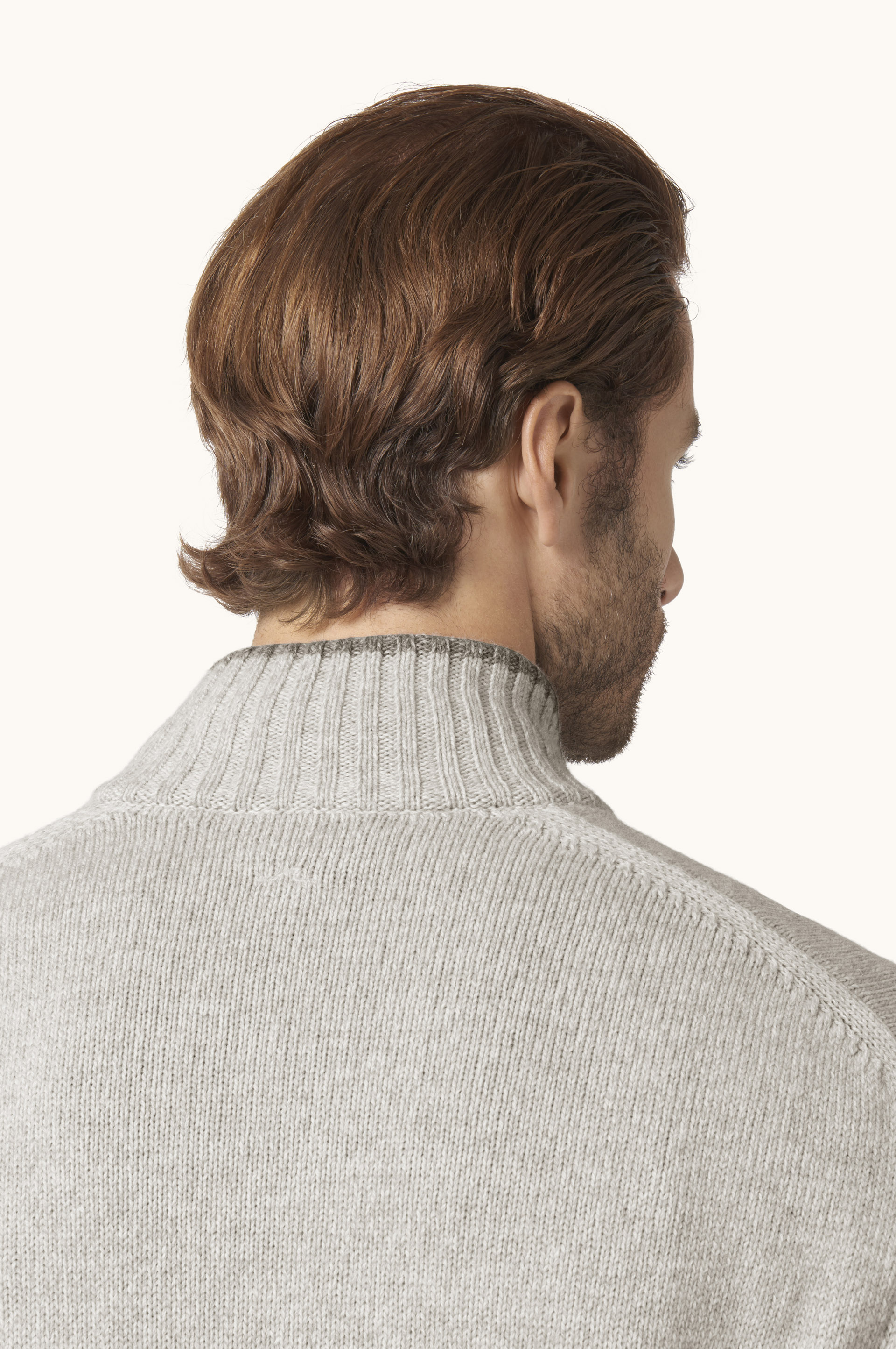 Wool and Cashmere Half-Zip Sweater image number 2