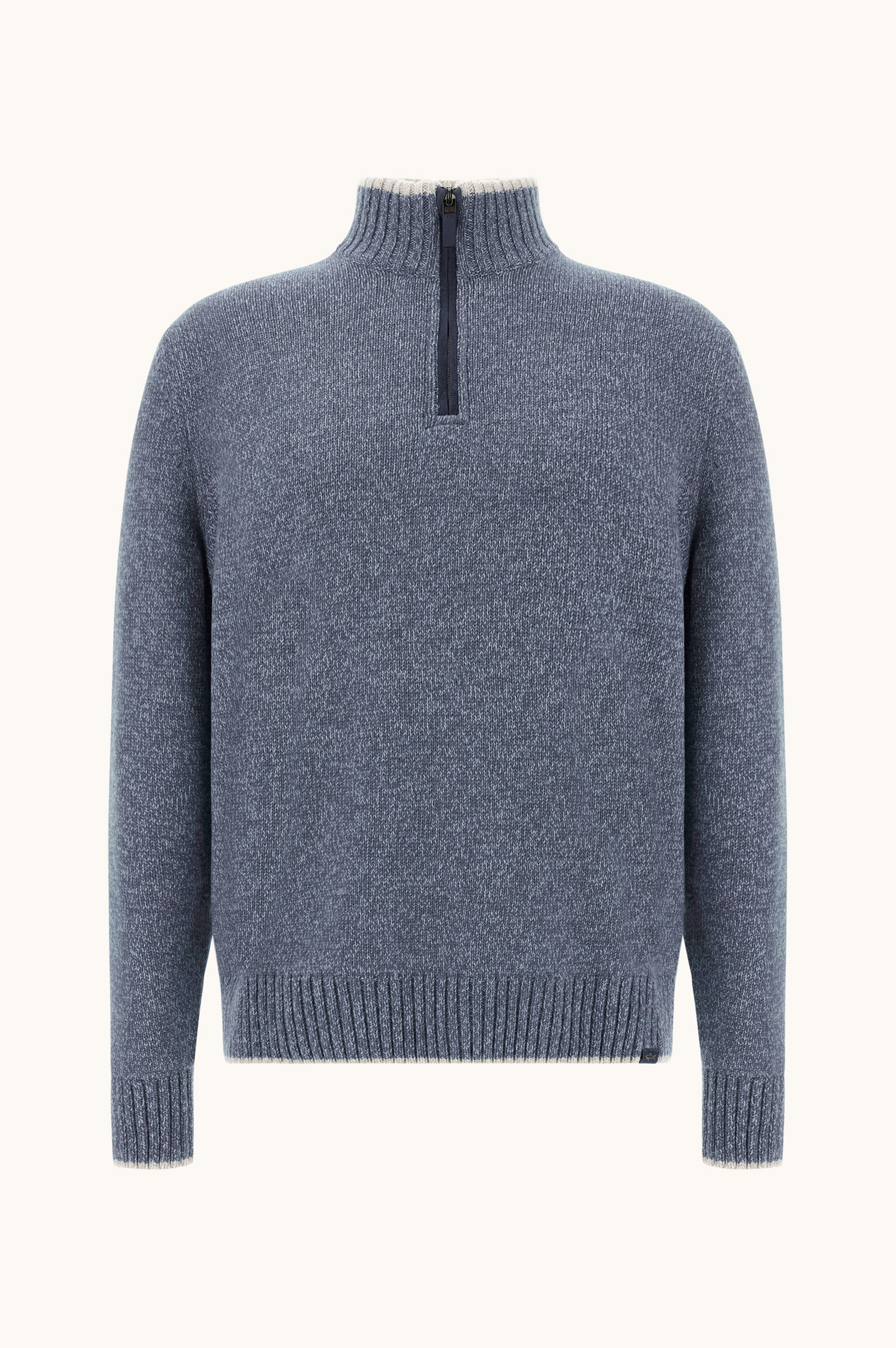 Wool and Cashmere Half-Zip Sweater image number 0
