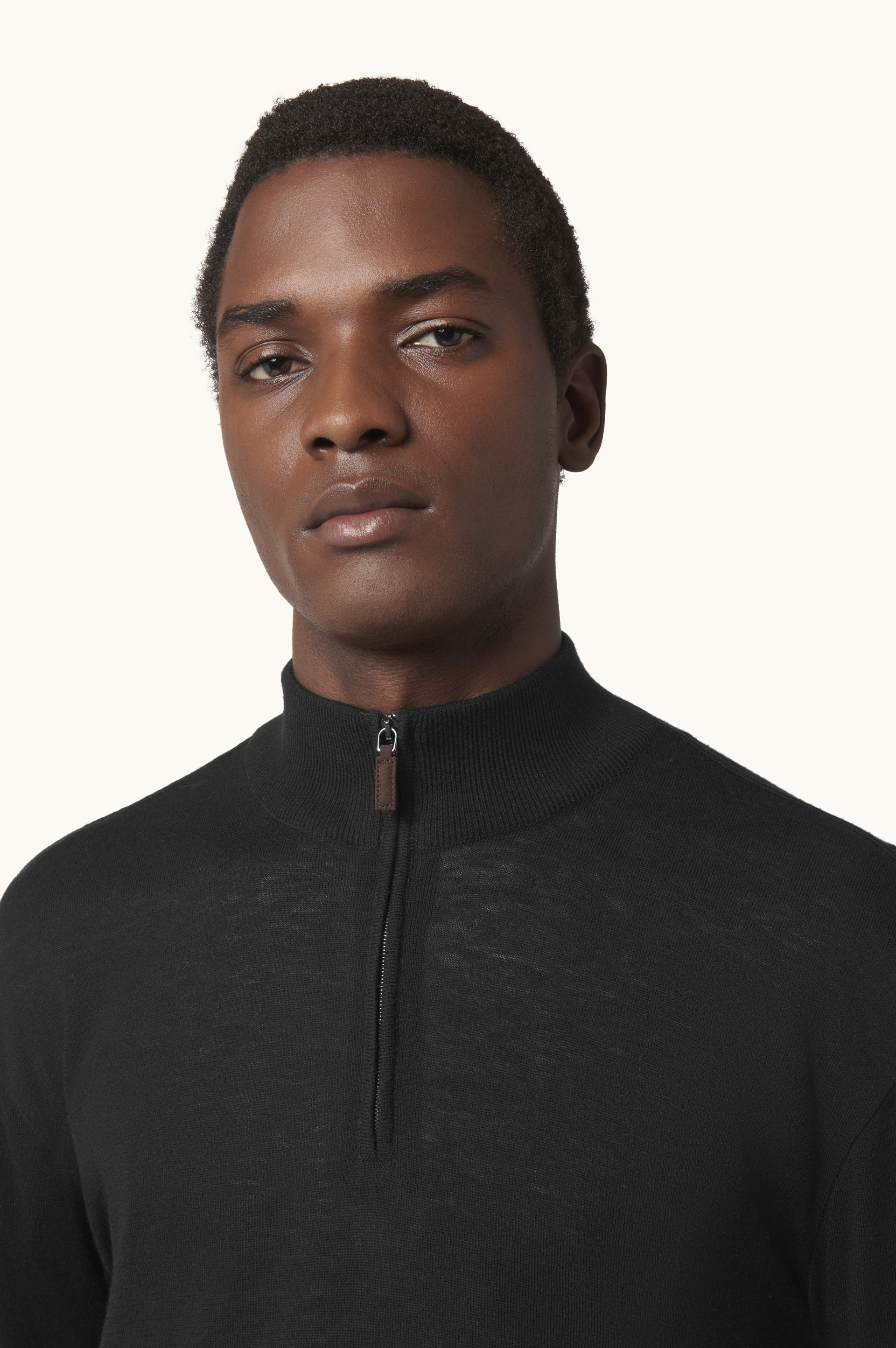 Piuma Wool Half-Zip Sweater image number 4