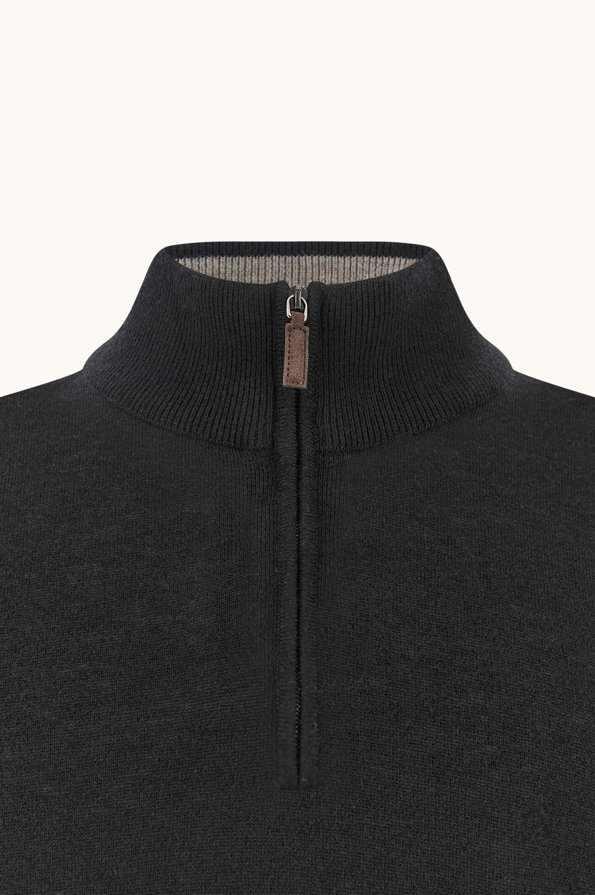 Piuma Wool Half-Zip Sweater image number 5