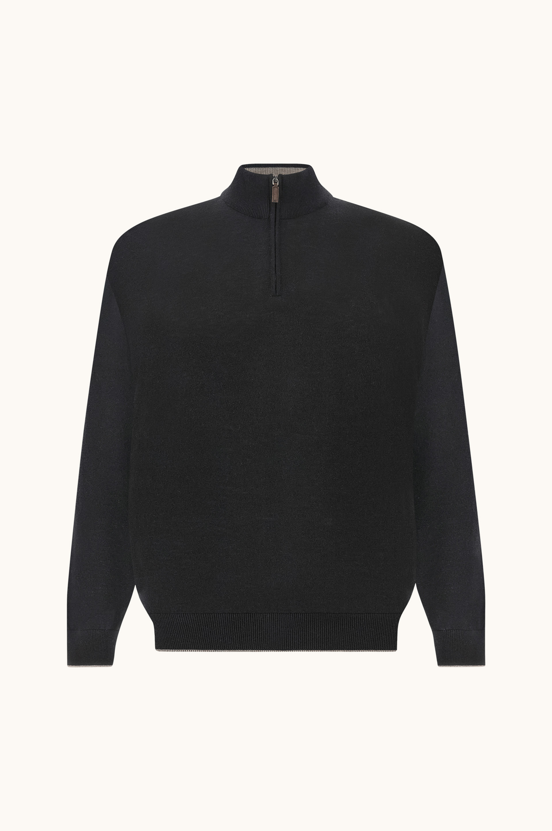 Piuma Wool Half-Zip Sweater image number 1