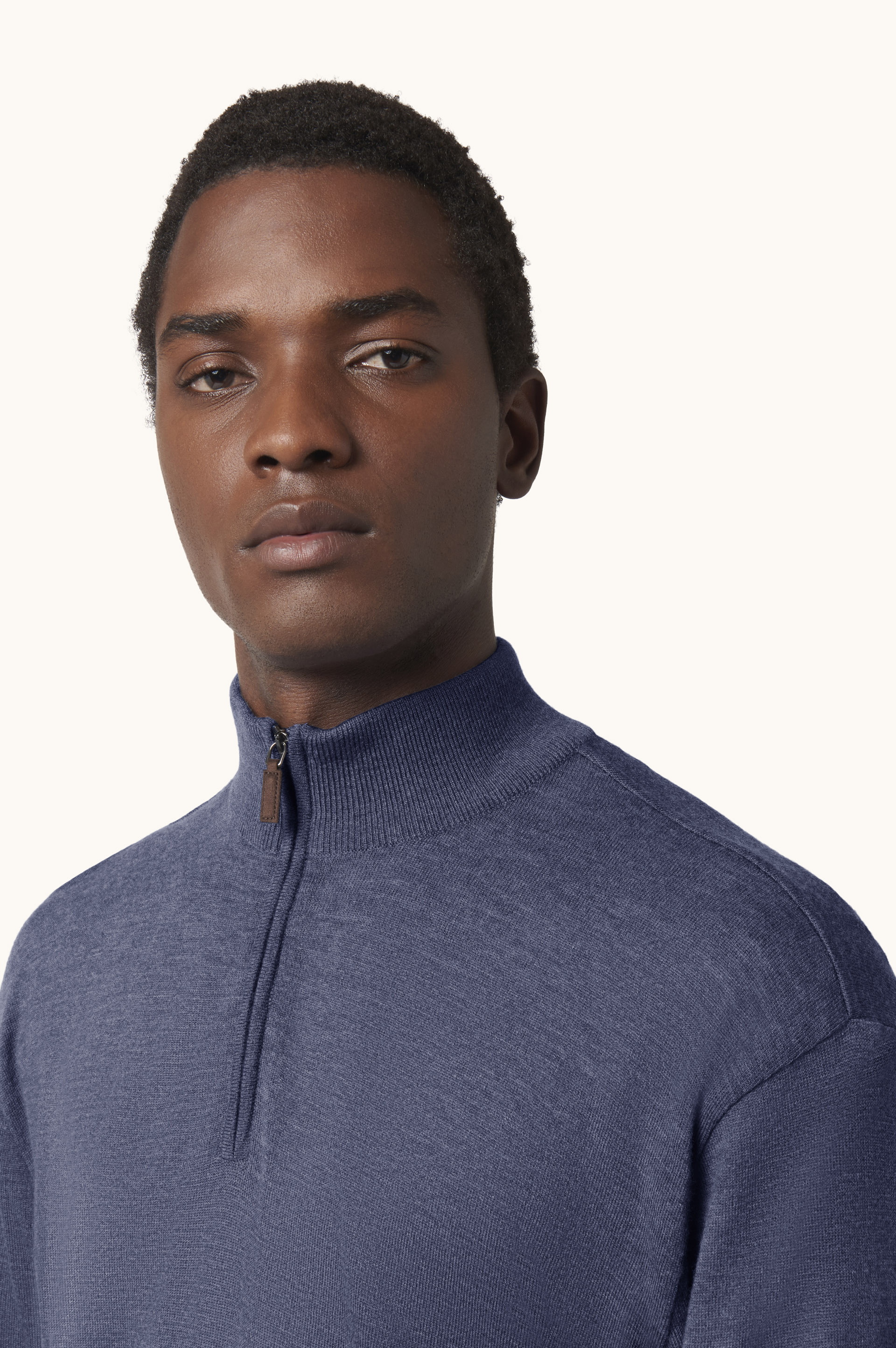 Piuma Wool Half-Zip Sweater image number 4