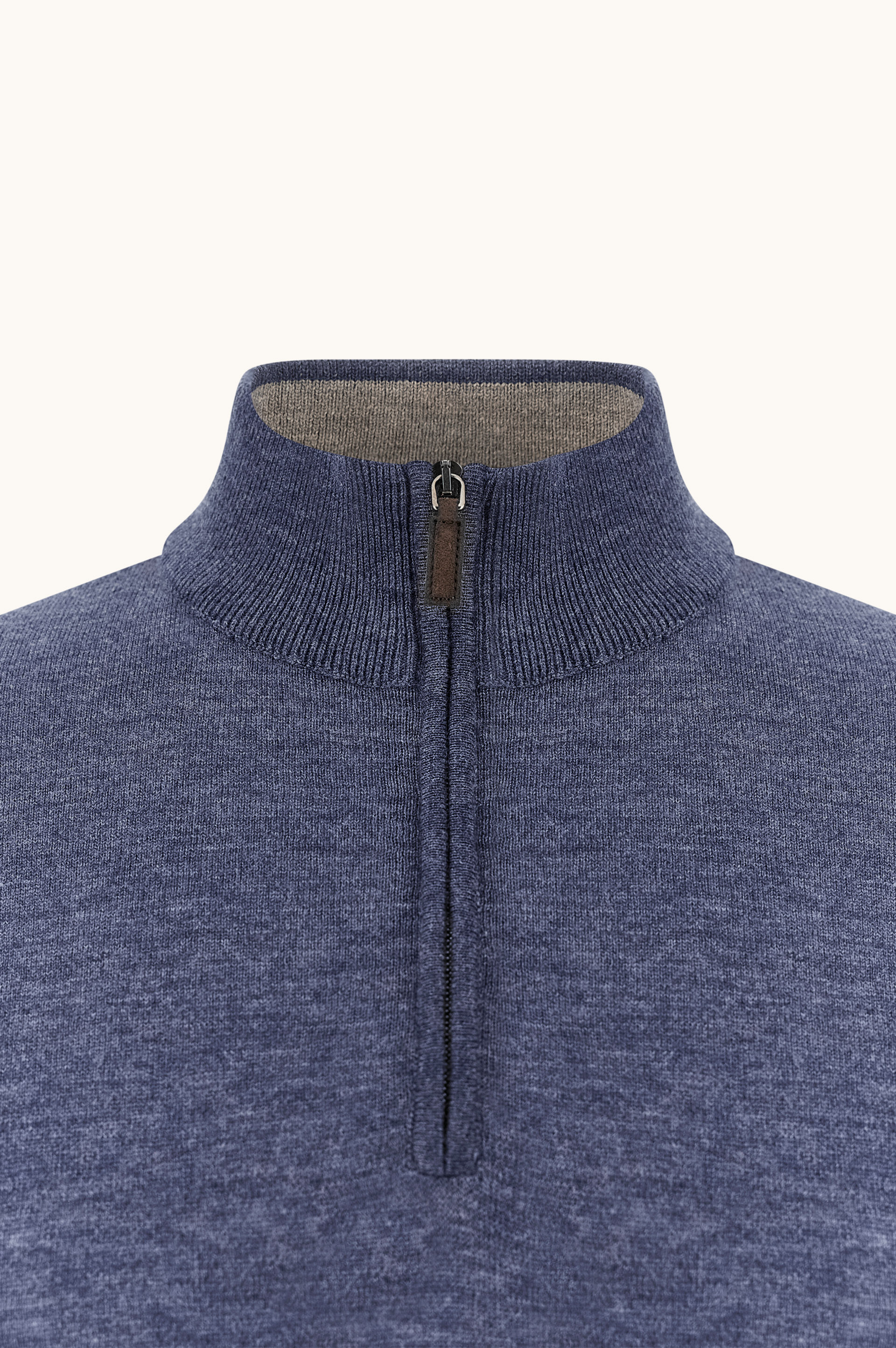 Piuma Wool Half-Zip Sweater image number 5