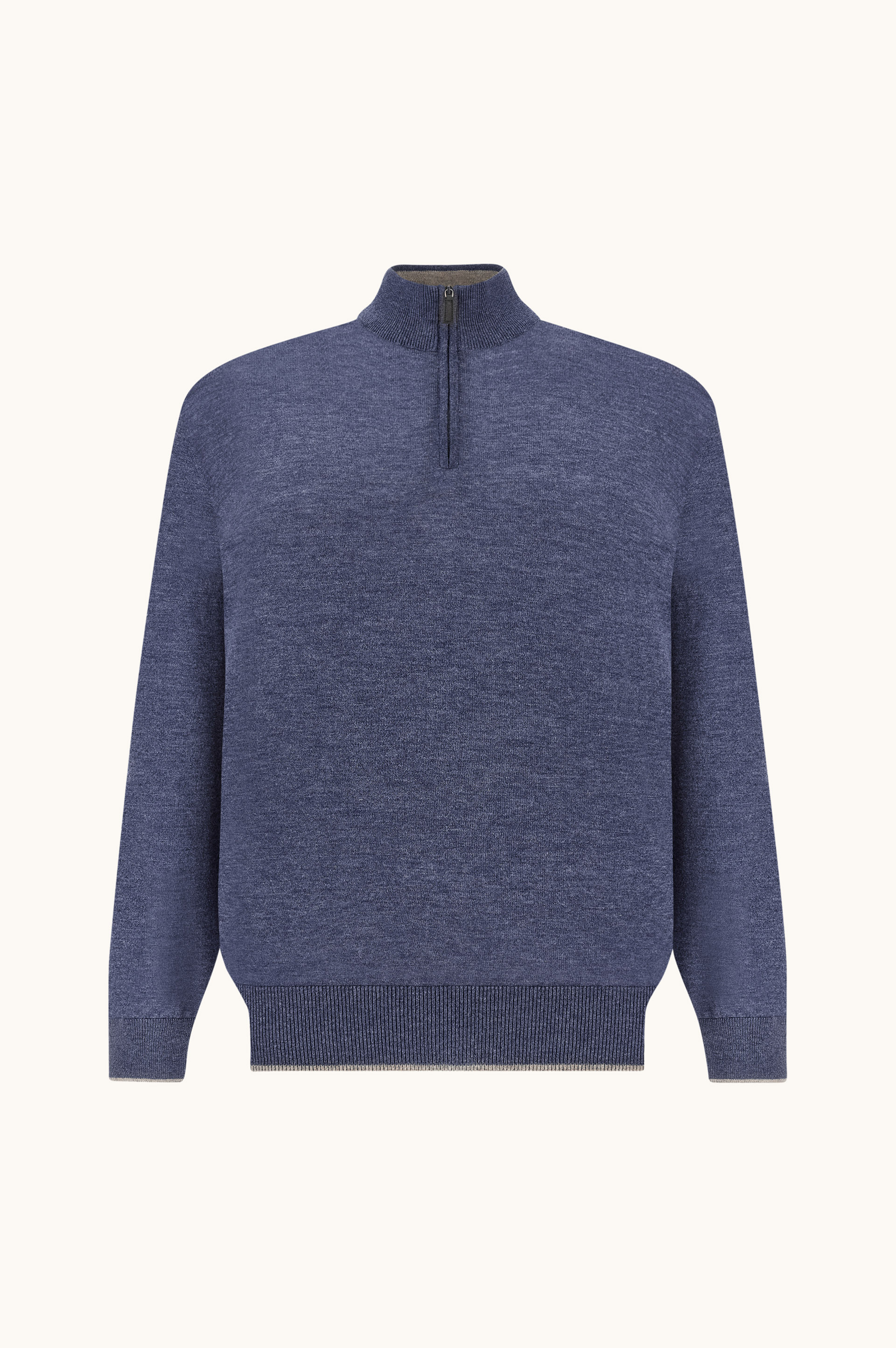 Piuma Wool Half-Zip Sweater image number 1