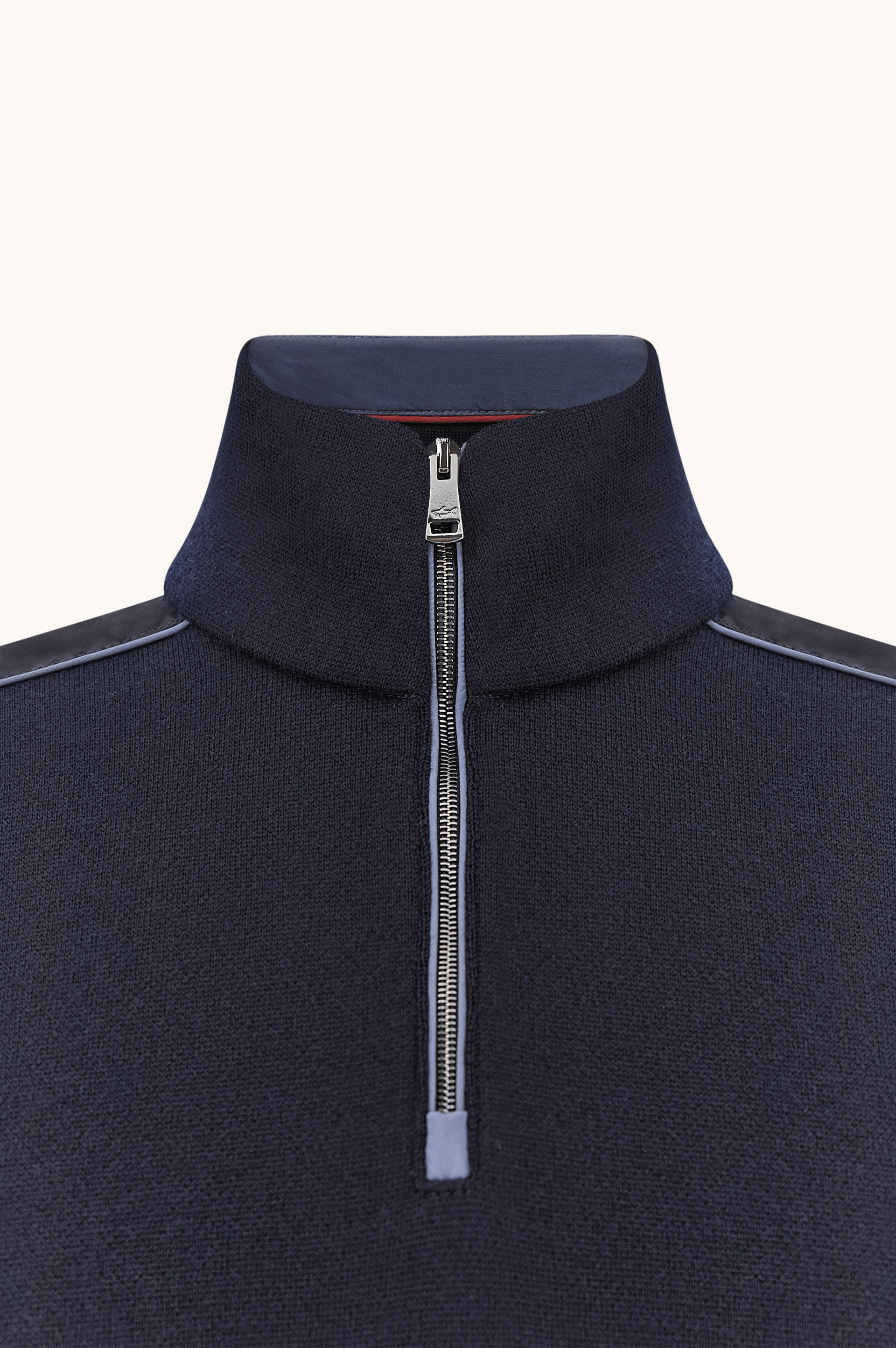 Wool Half-Zip Sweater with Typhoon&reg; Platinum Details image number 6