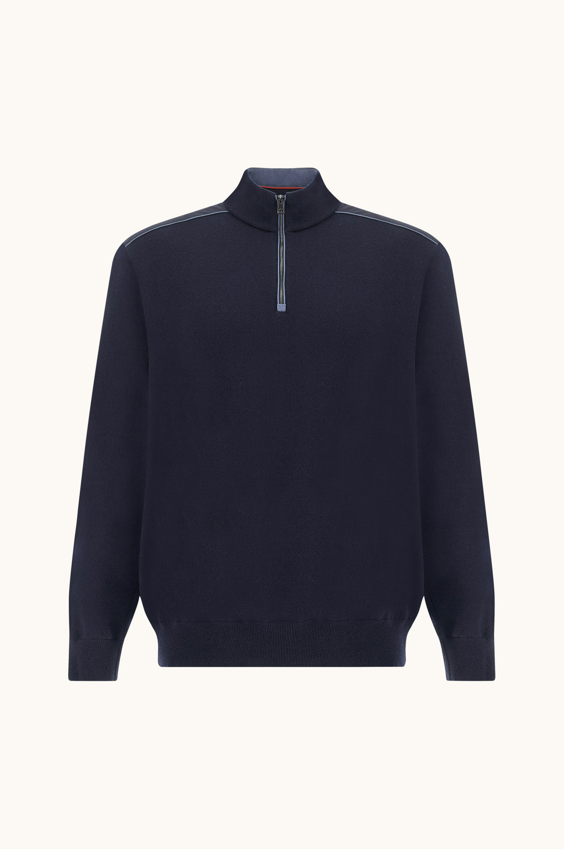 Wool Half-Zip Sweater with Typhoon&reg; Platinum Details image number 1