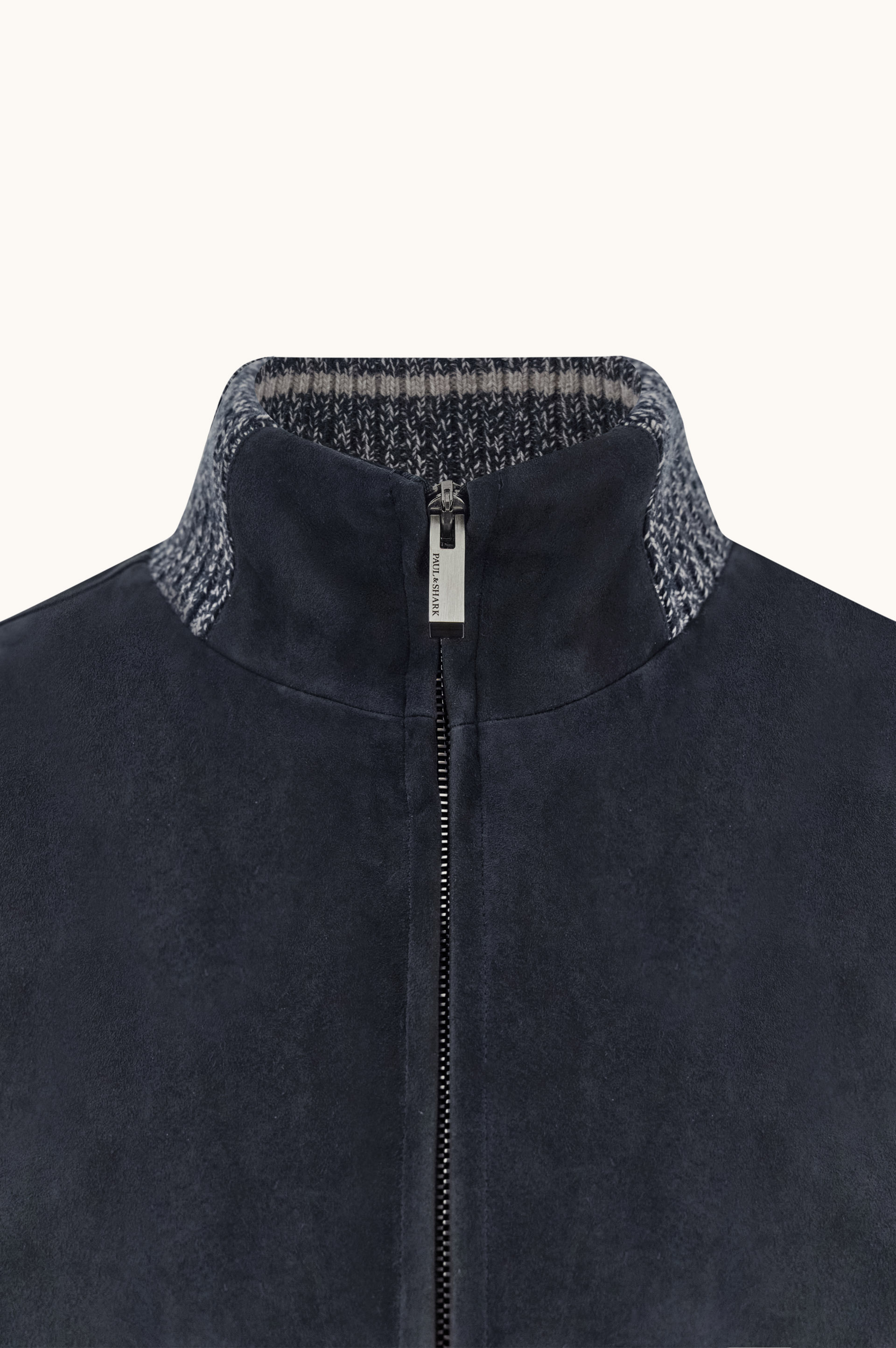 Blouson in wool, cashmere and Aqualeather suede image number 1