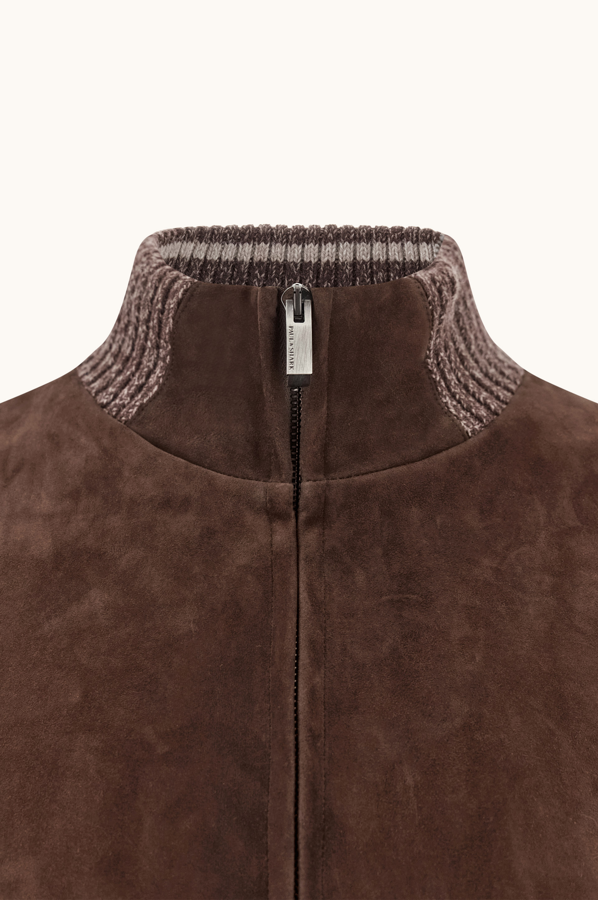 Blouson in wool, cashmere and Aqualeather suede image number 1