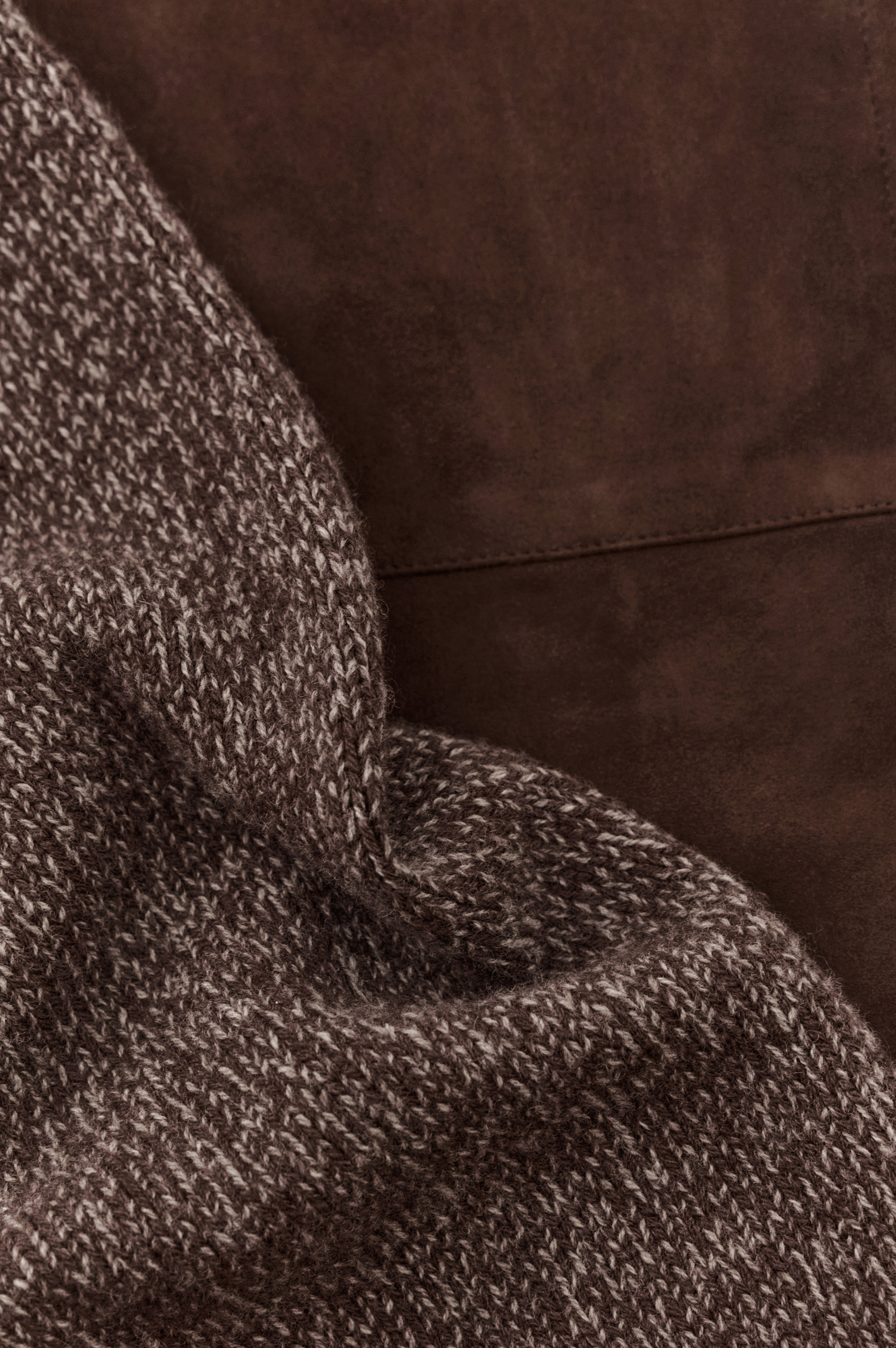 Blouson in wool, cashmere and Aqualeather suede image number 2