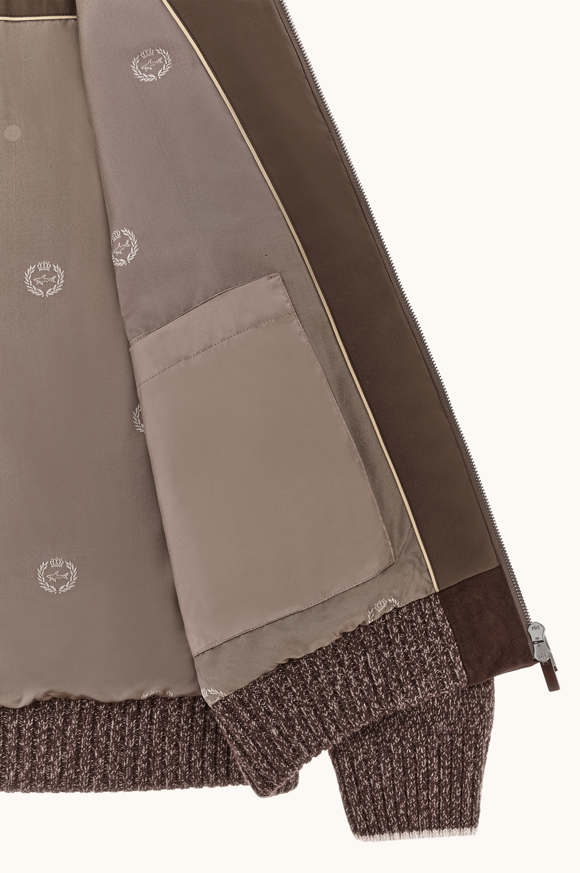 The Layover jacket in lana, cashmere e suede Aqualeather image number 3