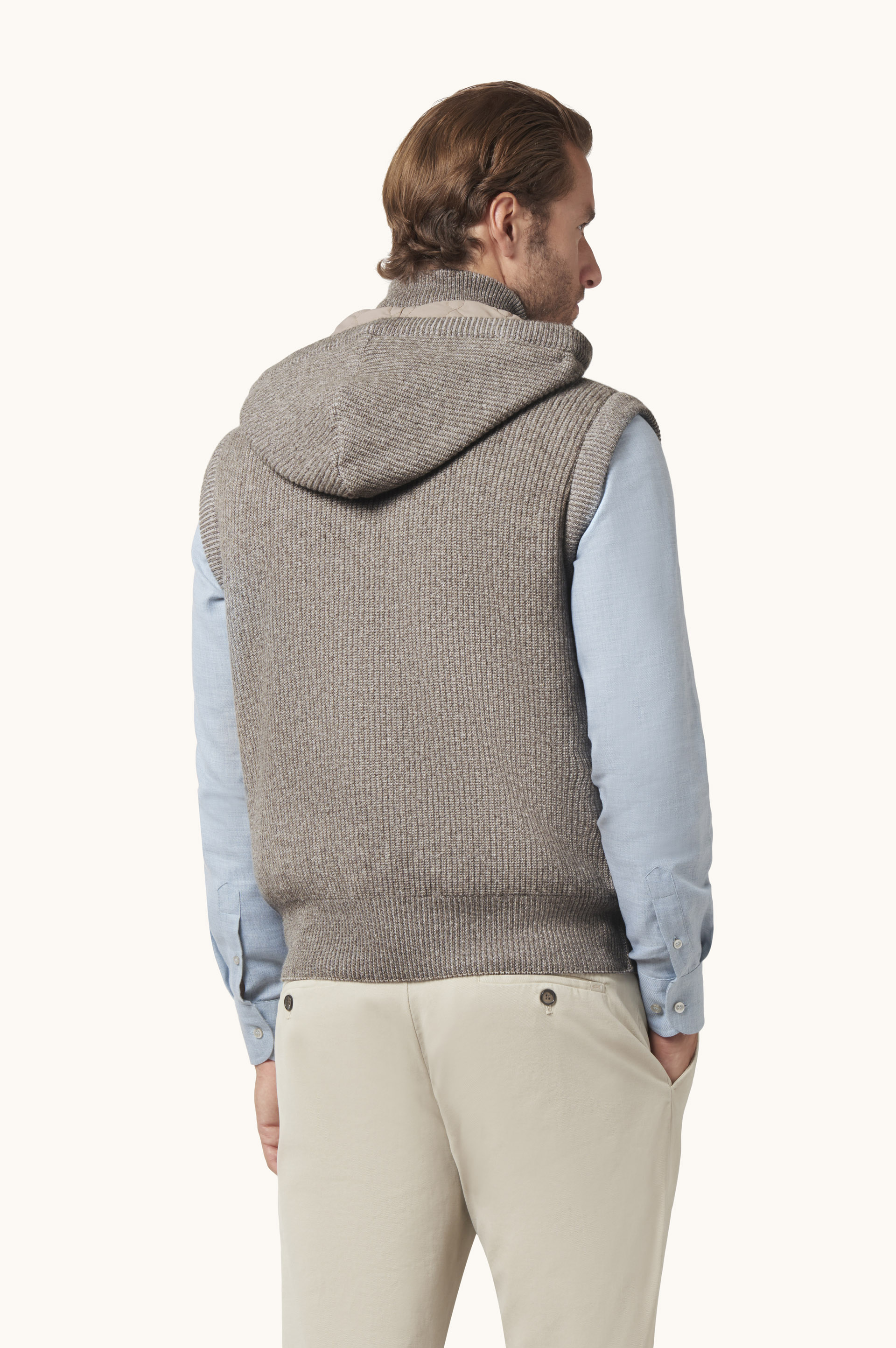 Gilet en laine et cachemire image number 3