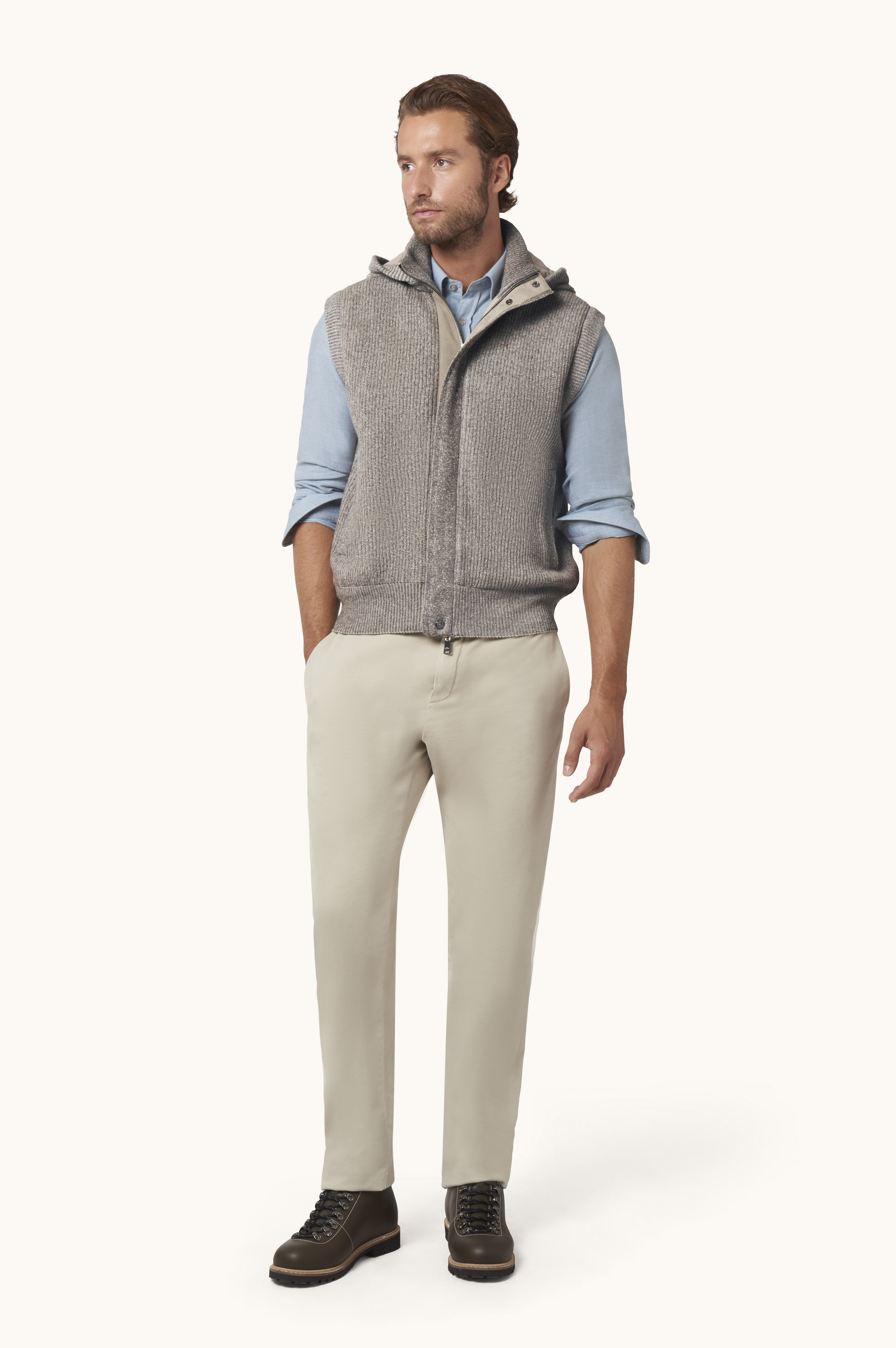 Gilet en laine et cachemire image number 2