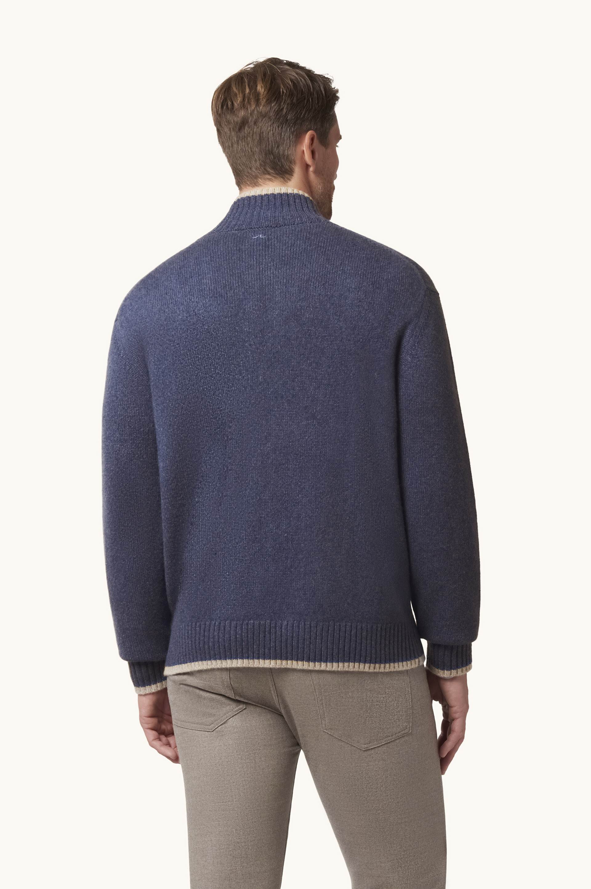 Zip-up cashmere cardigan image number 2