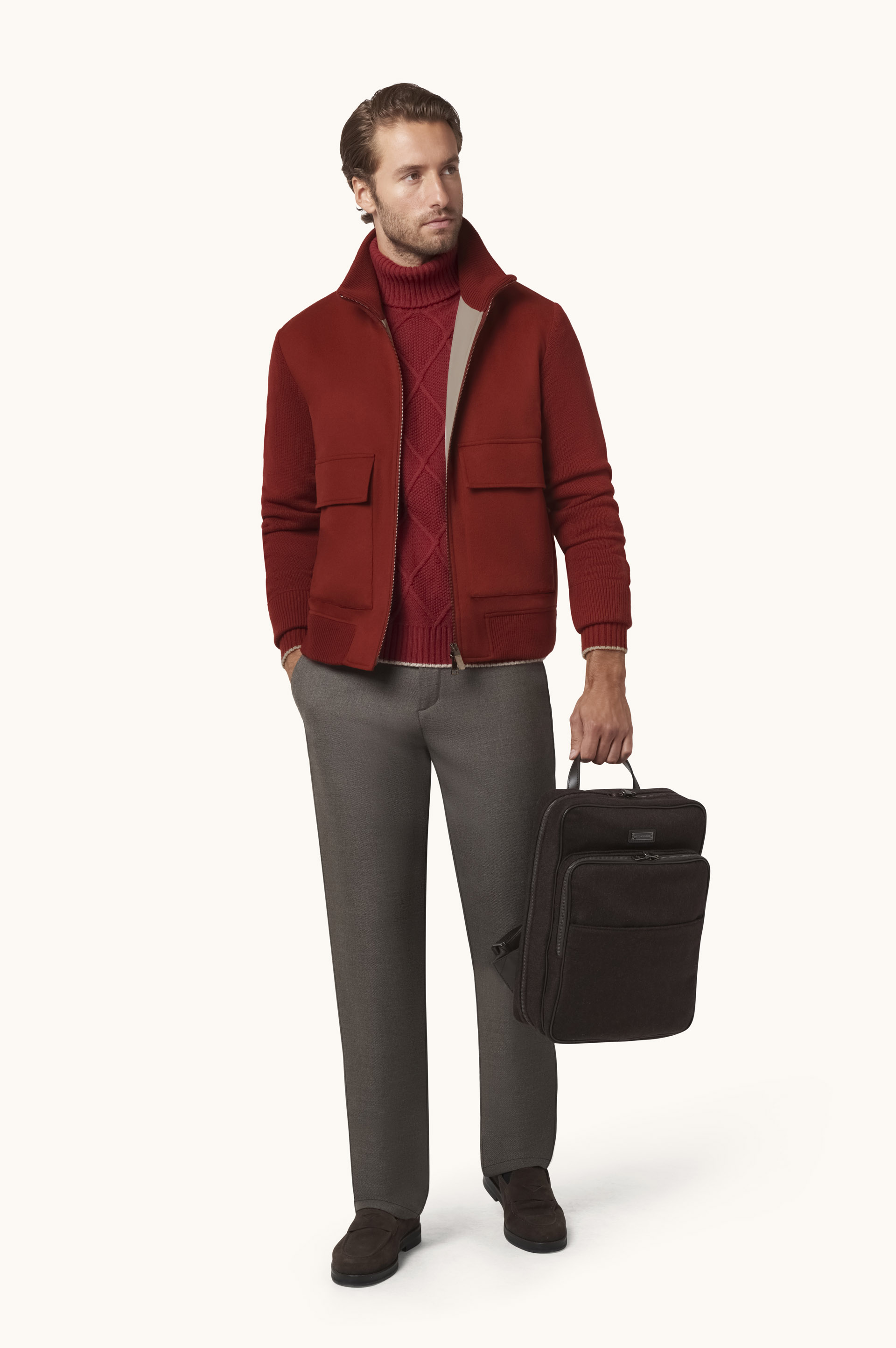 Aliseo Wool and Cashmere Blouson image number 2