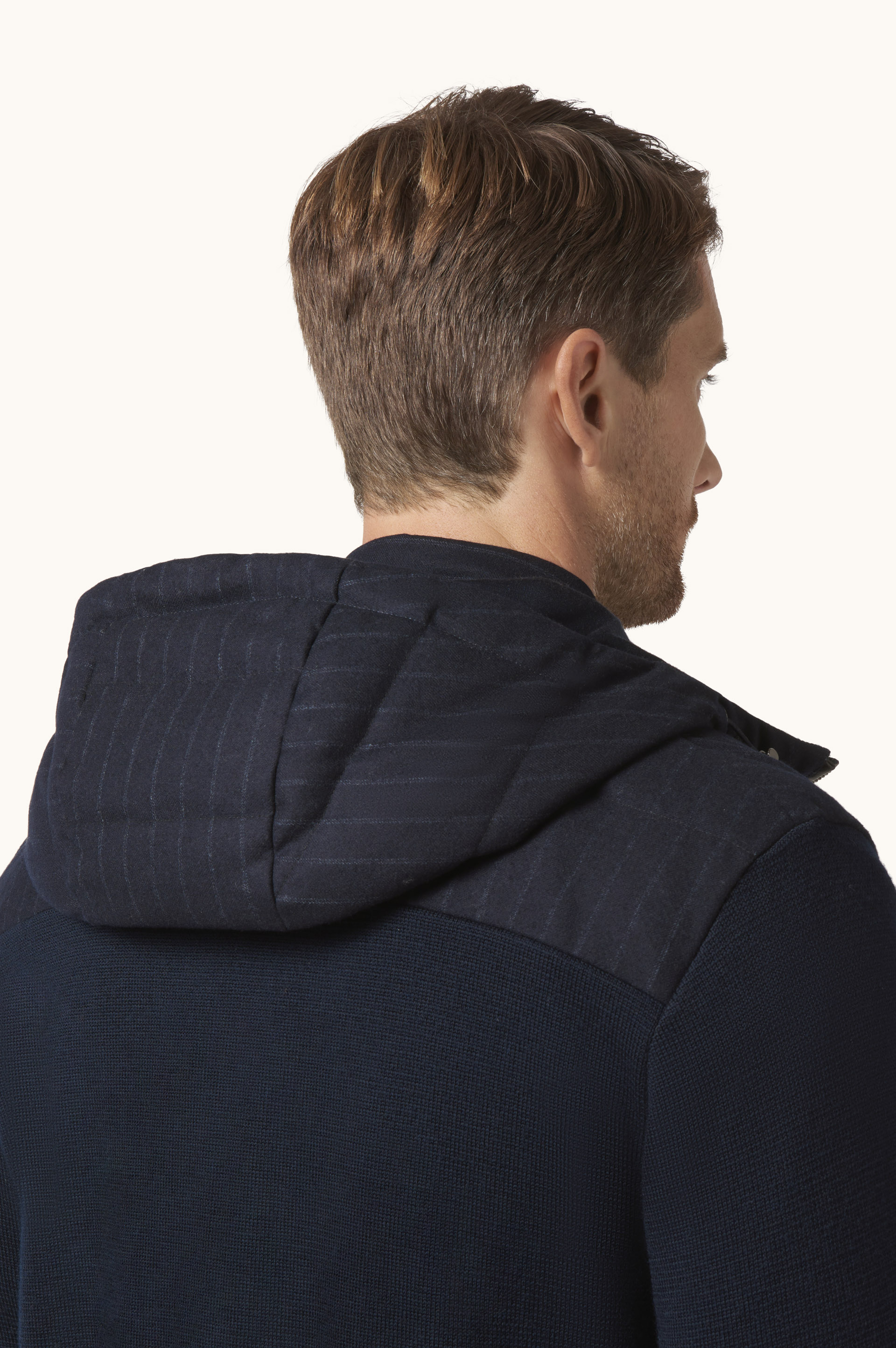 Pinstripe Wool Down Jacket image number 8