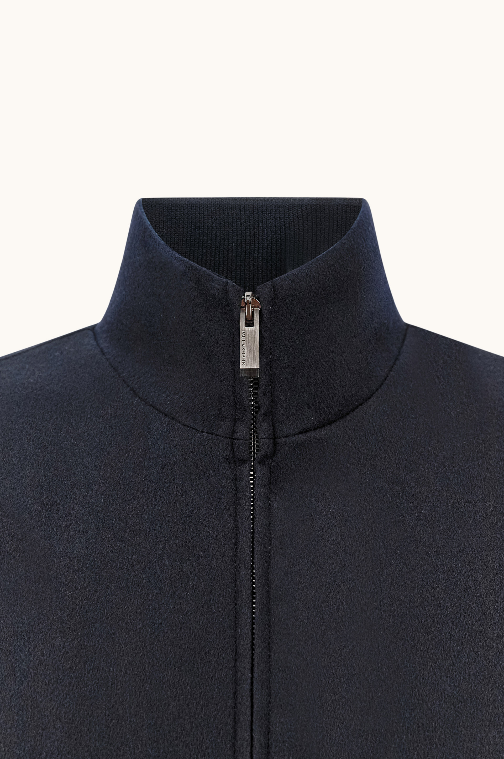Wool and Cashmere Zip-Up Cardigan image number 1