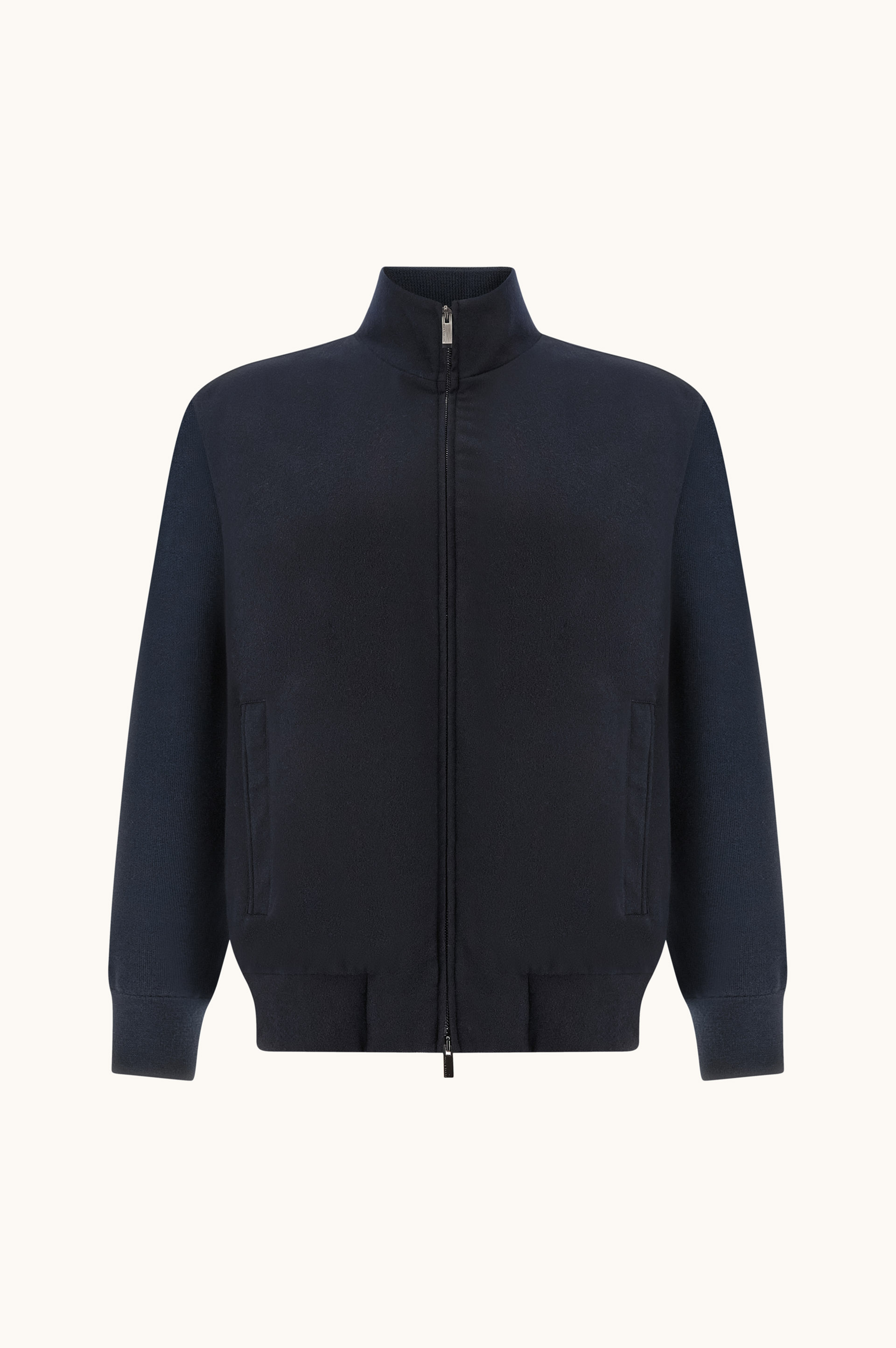 Wool and Cashmere Zip-Up Cardigan image number 0