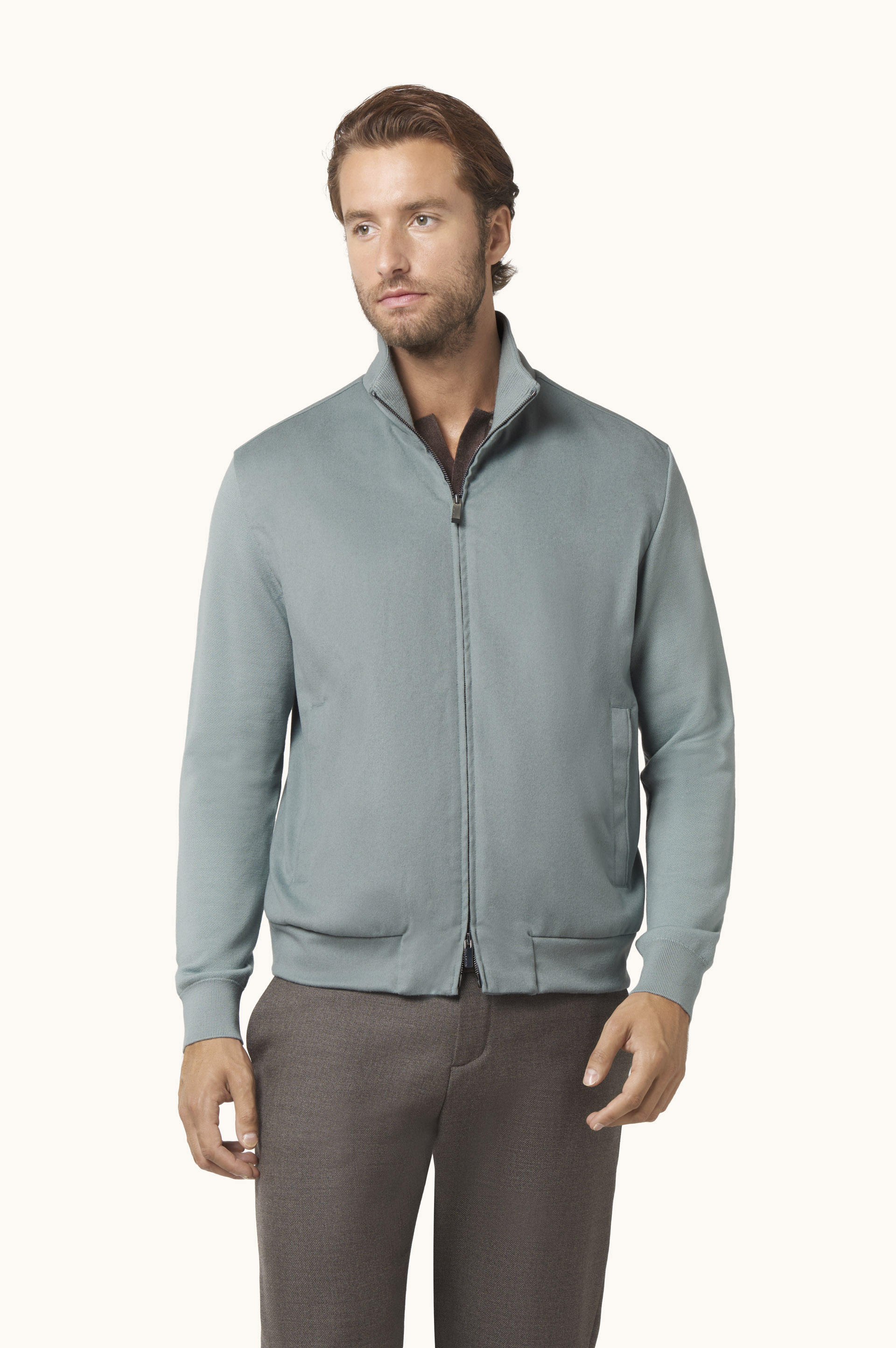 The Layover jacket in wool and cashmere  image number 0