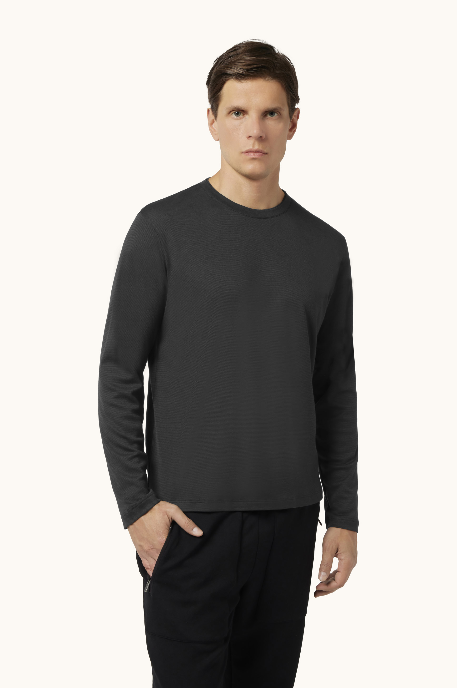 Fil-&agrave;-fil Cotton Blend T-Shirt image number 0