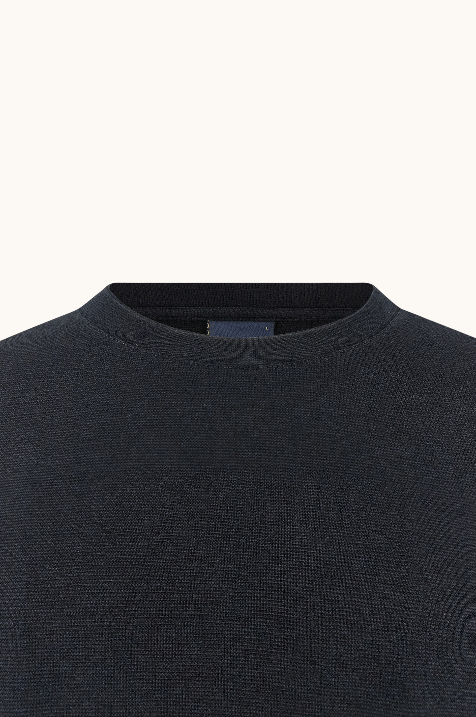 T-shirt fil-&agrave;-fil en m&eacute;lange de coton image number 5