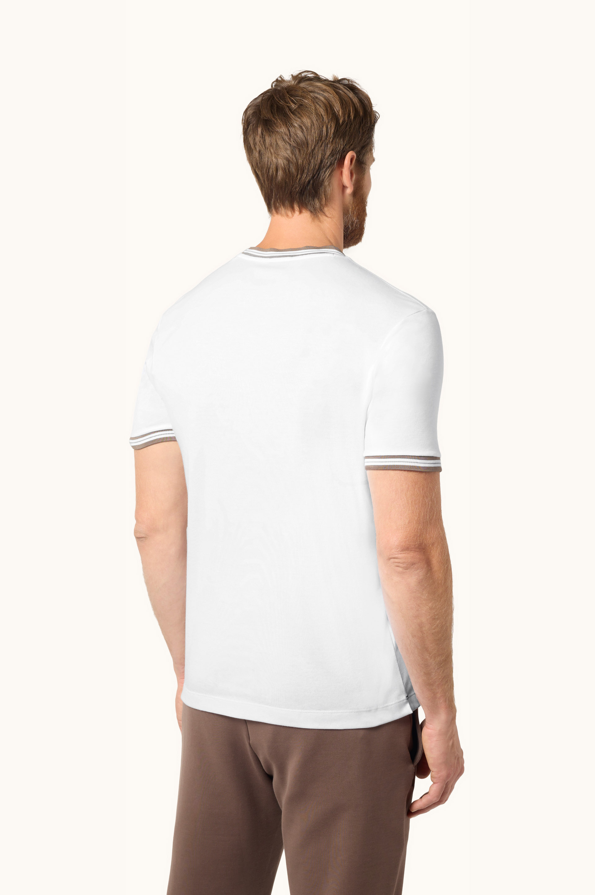X-Soft Cotton Jersey T-Shirt with Heraldic Embroidery image number 3