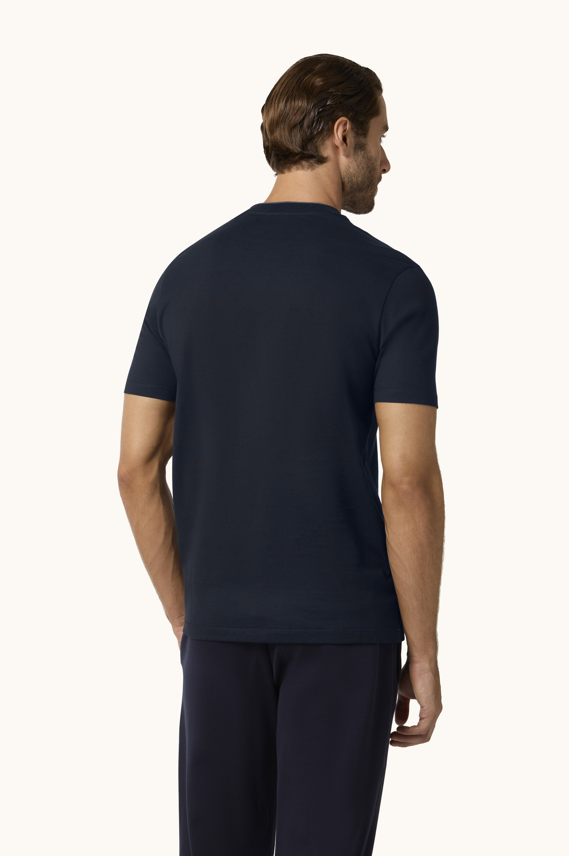 Cotton jersey T-shirt with International Sailing Club embroidery image number 3