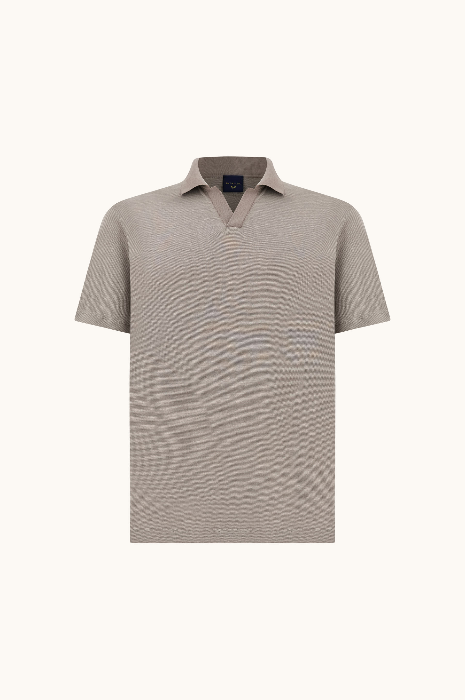 Polo X-Soft con scollo a V in cotone Interlock image number 0