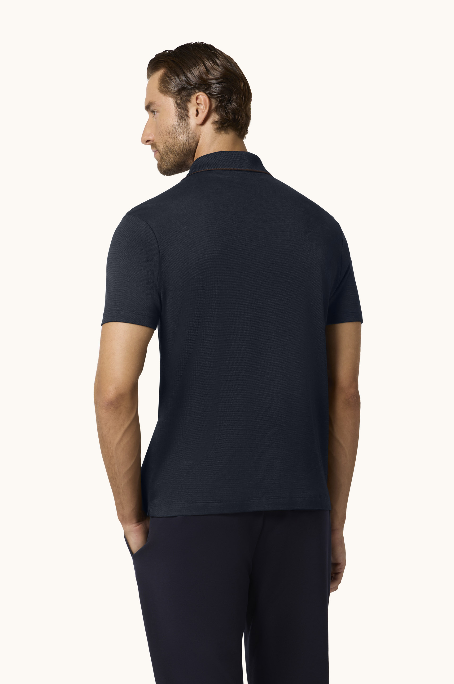 Polo X-Soft de algod&oacute;n interlock con bordado International Sailing Club image number 3