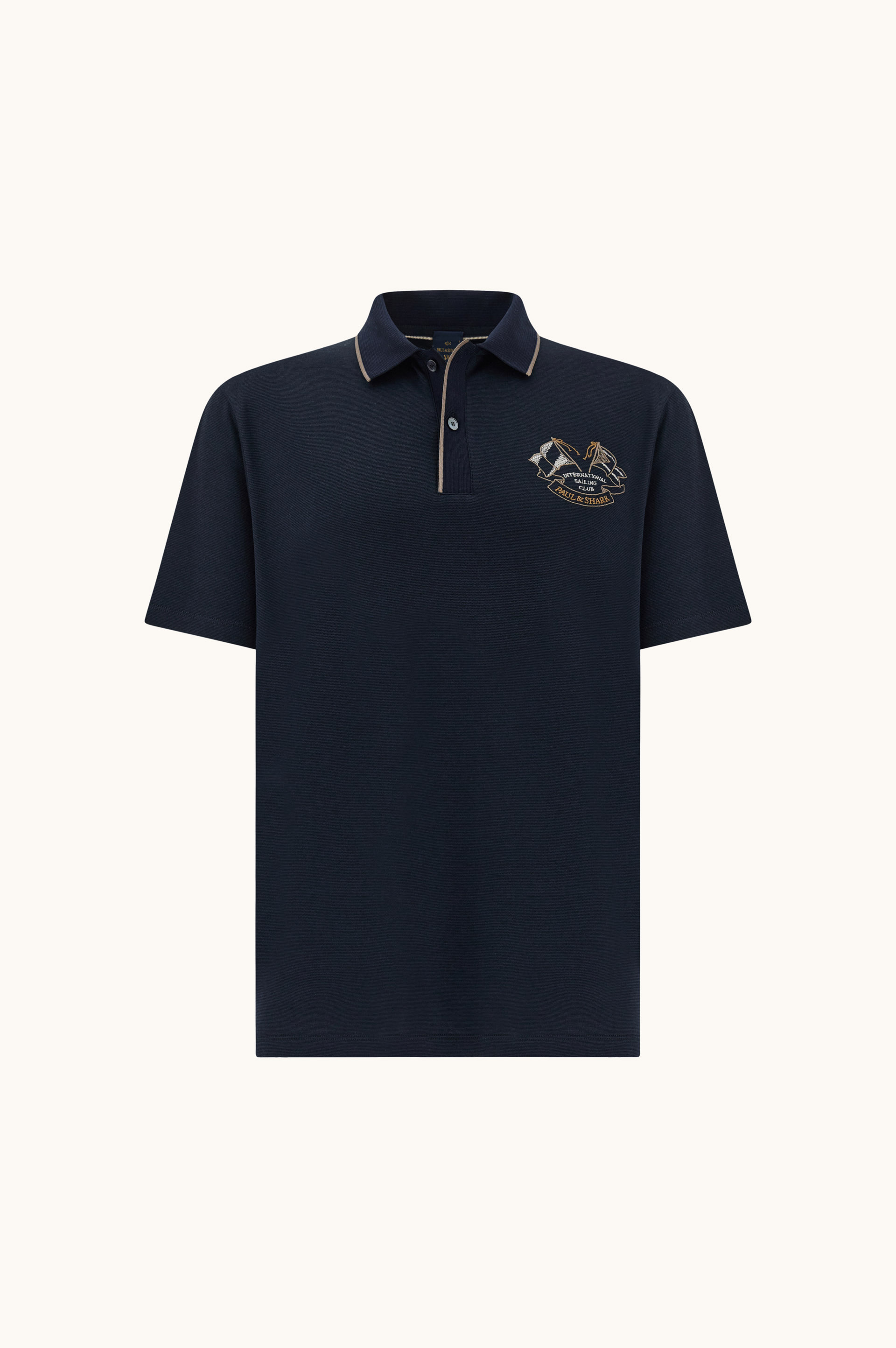 Polo X-Soft de algod&oacute;n interlock con bordado International Sailing Club image number 1