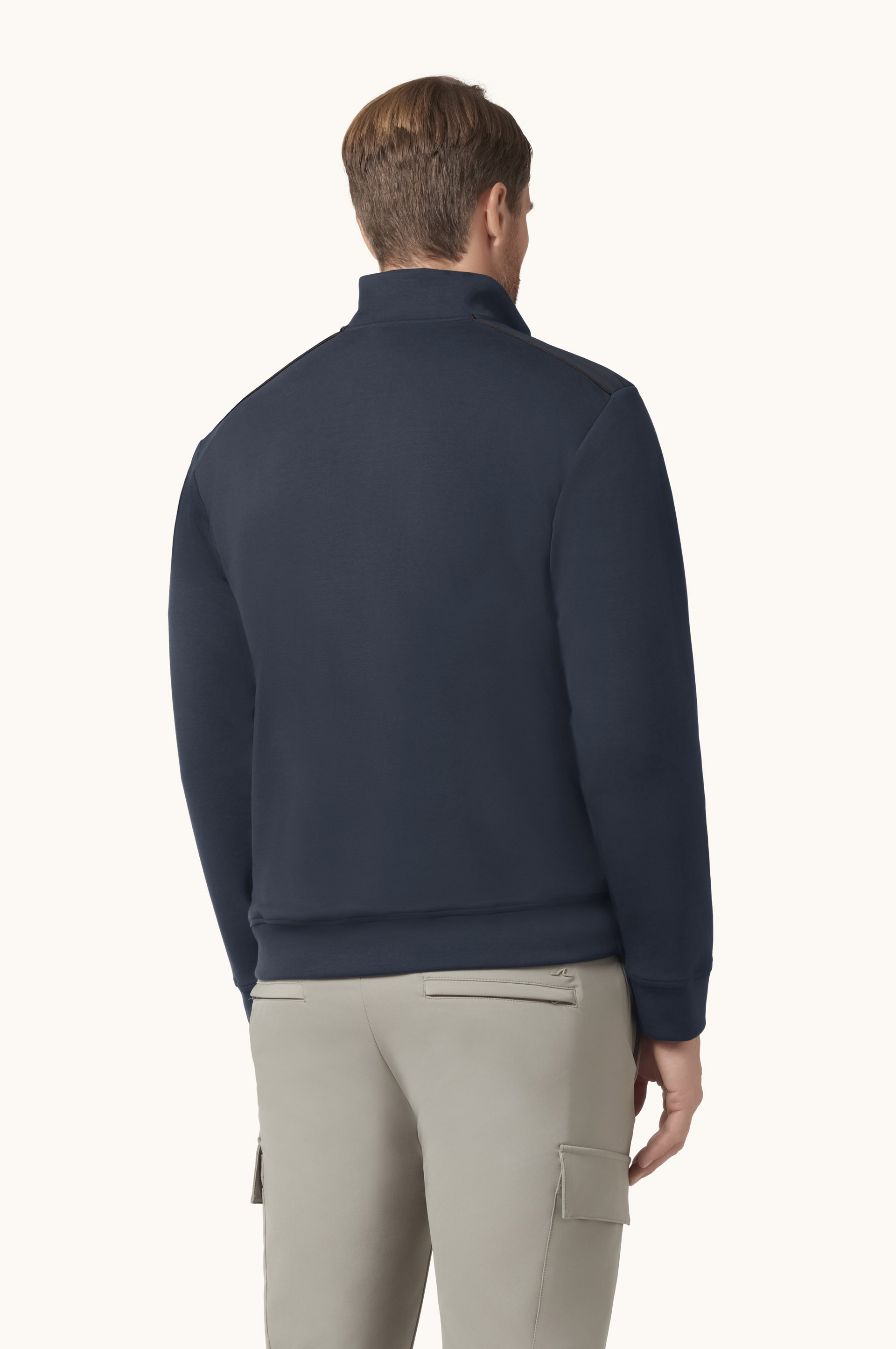 X-Soft Half-Zip Cotton Sweatshirt with Typhoon&reg; Platinum Details image number 1