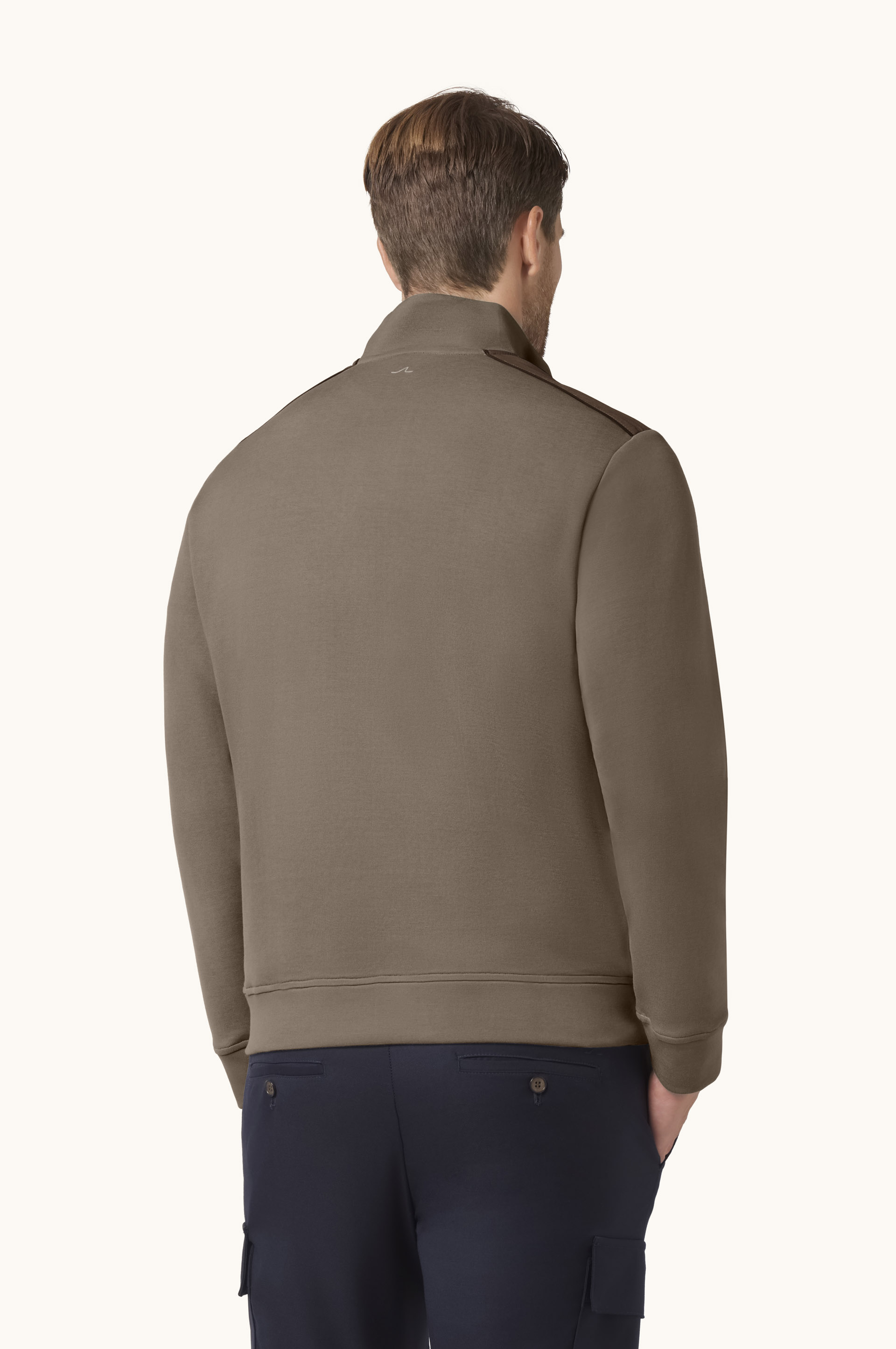 X-Soft Half-Zip Cotton Sweatshirt with Typhoon&reg; Platinum Details image number 3