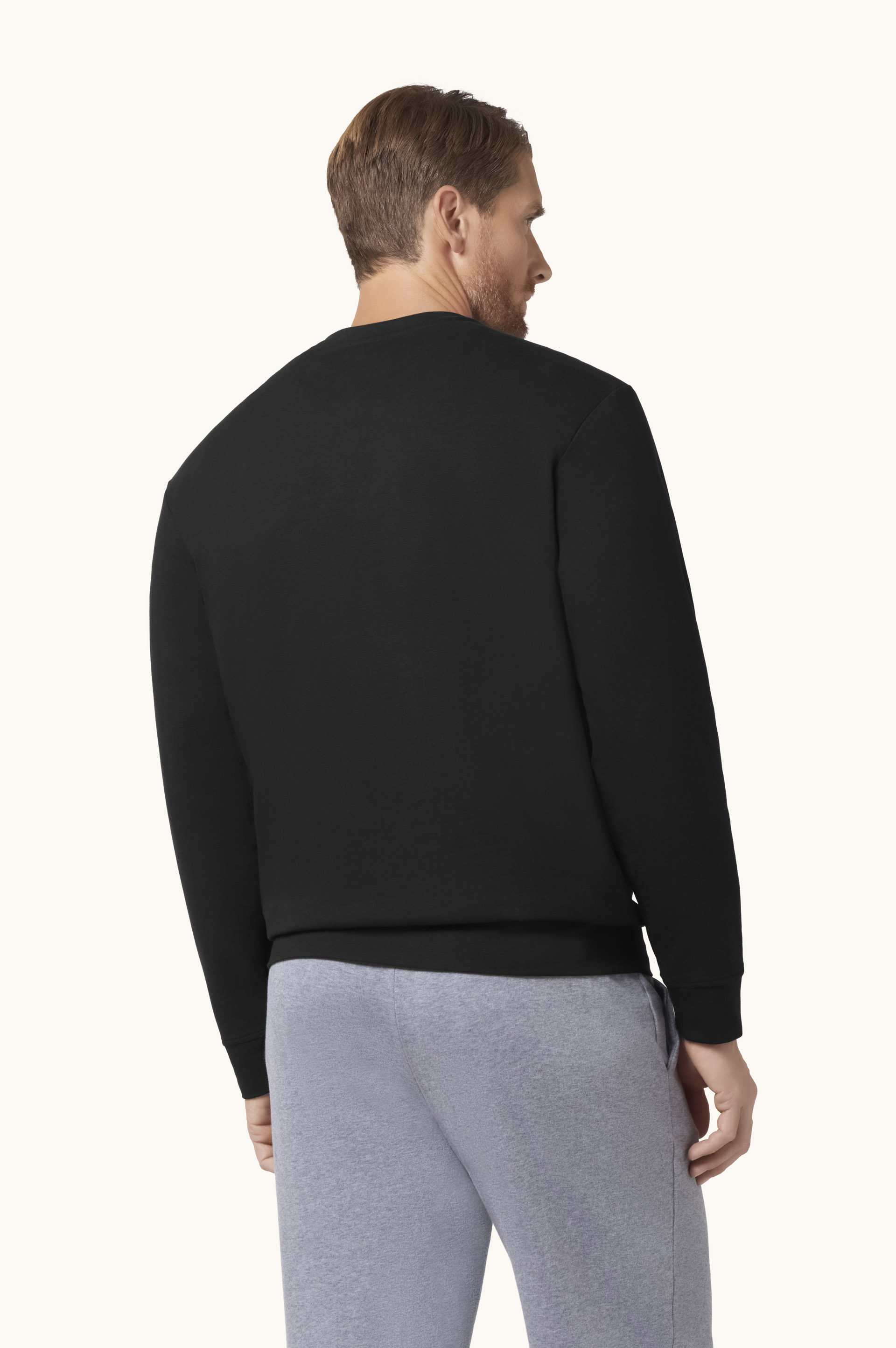 Sweat-shirt X-Soft en coton avec Moon Badge image number 3