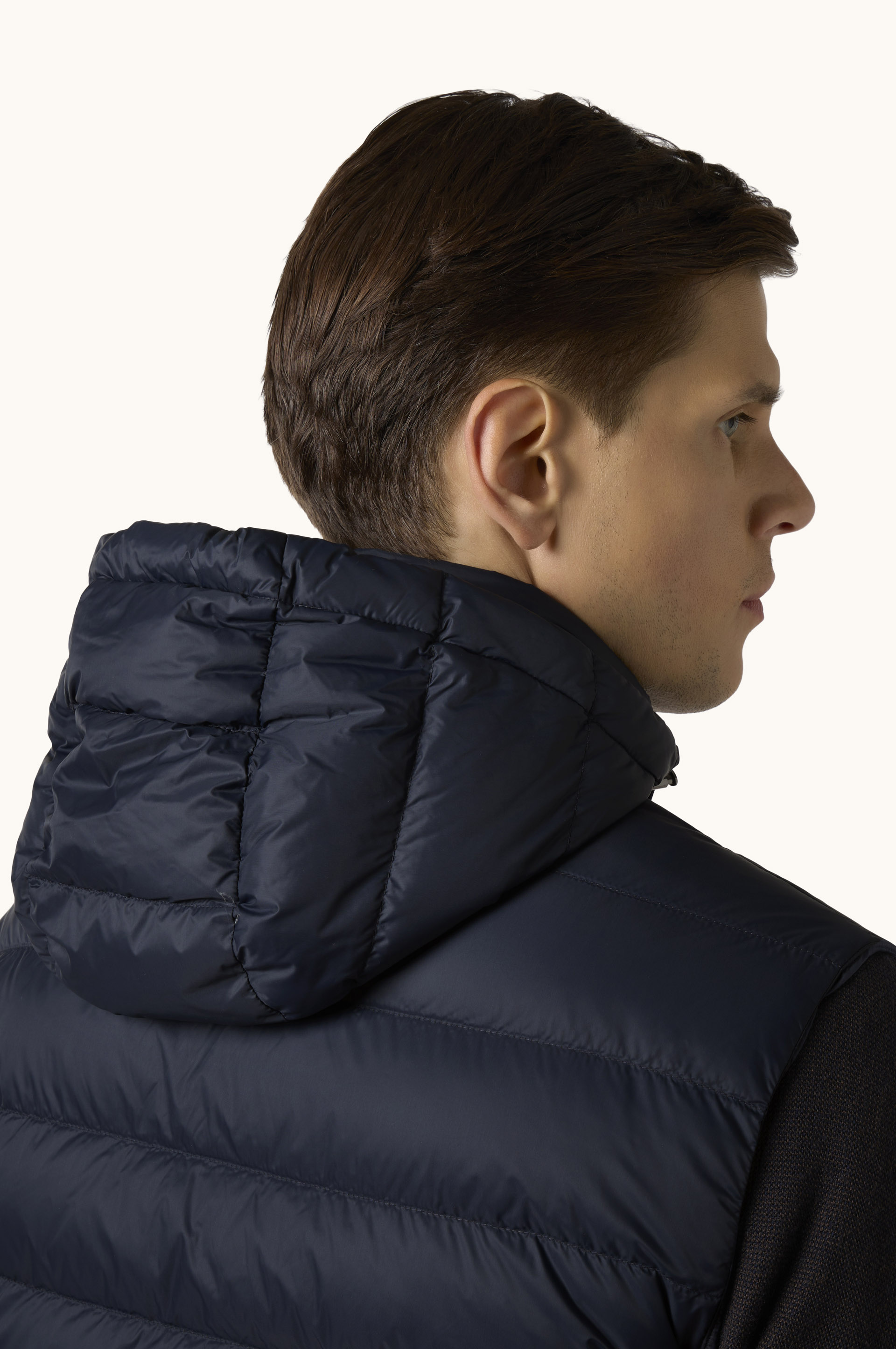 Ultralight Down jacket with removable wool sleeves image number 9