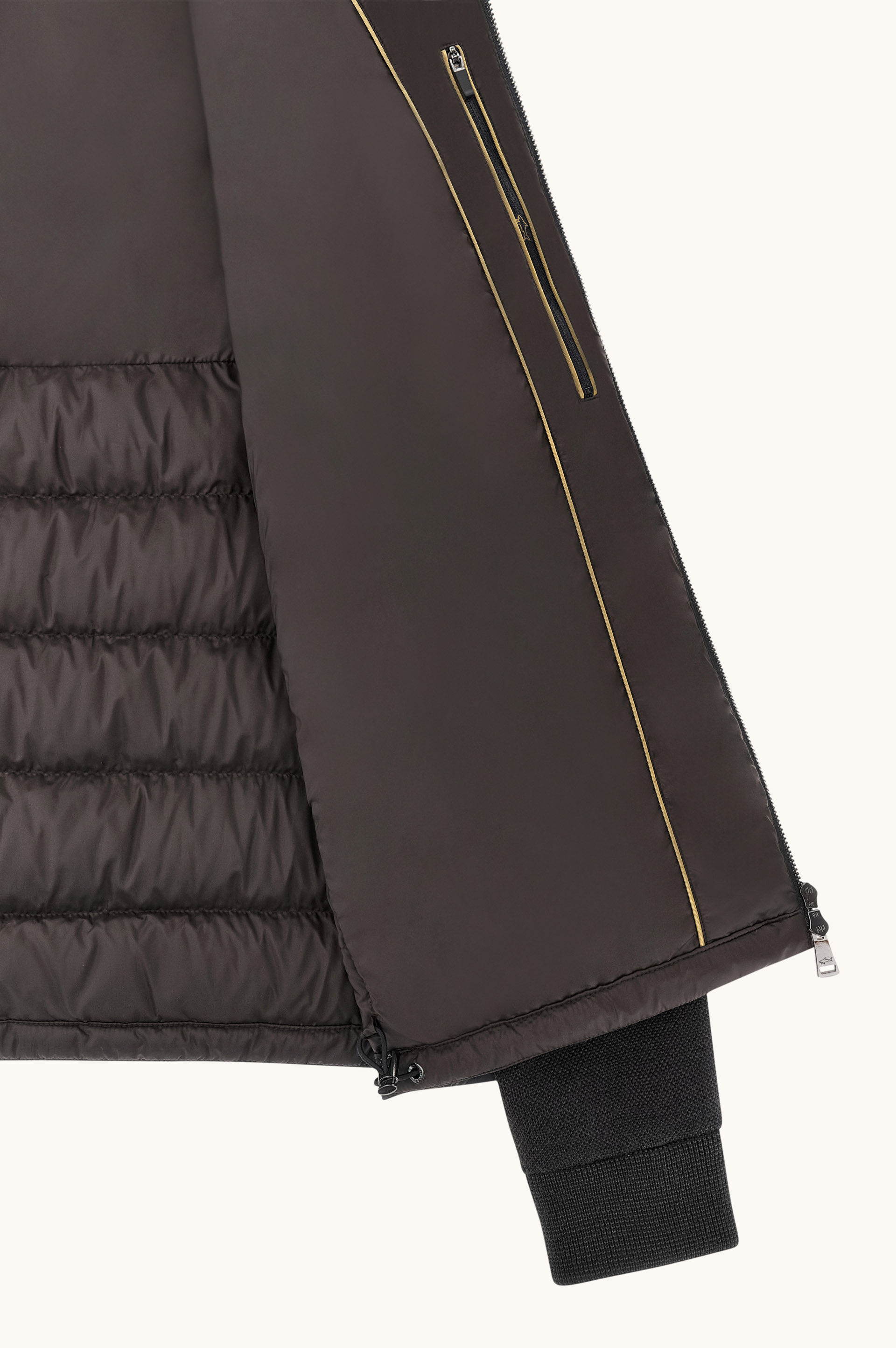 Ultralight Down jacket with removable wool sleeves image number 6