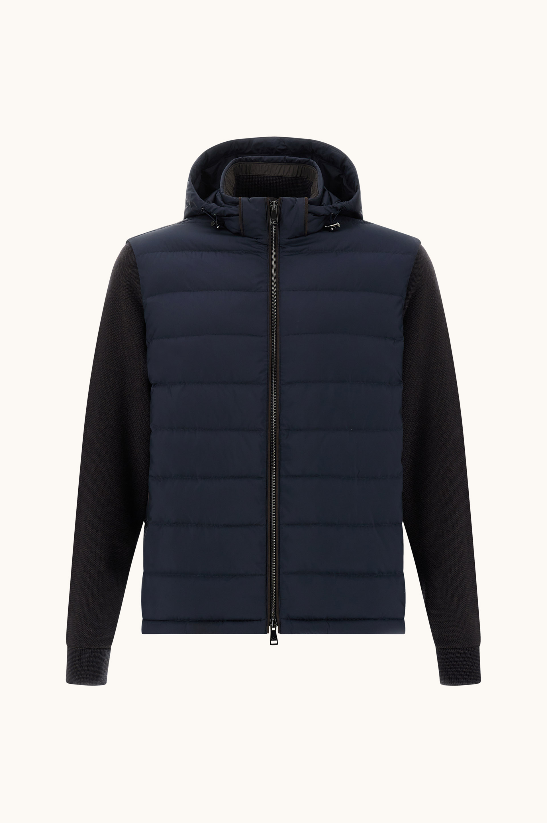 Ultralight Down jacket with removable wool sleeves image number 1