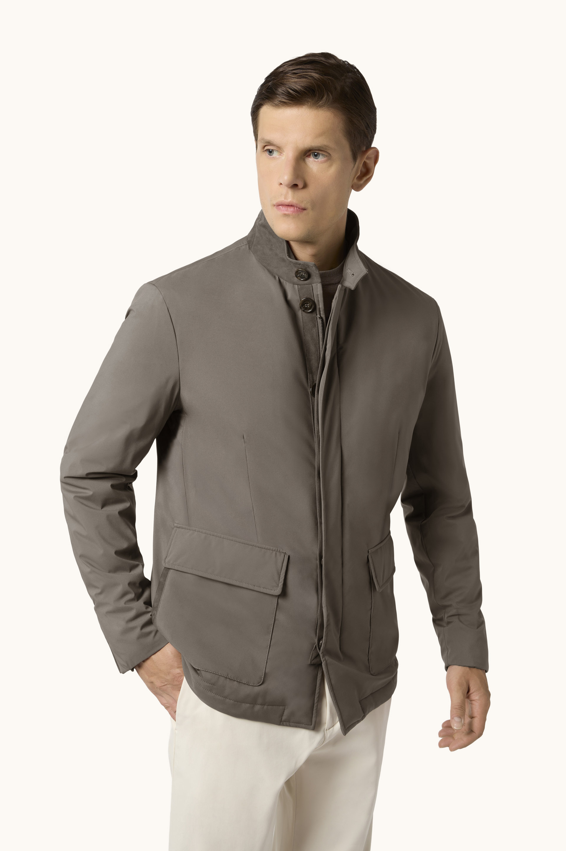 Typhoon&reg; Platinum field jacket with suede details image number 0
