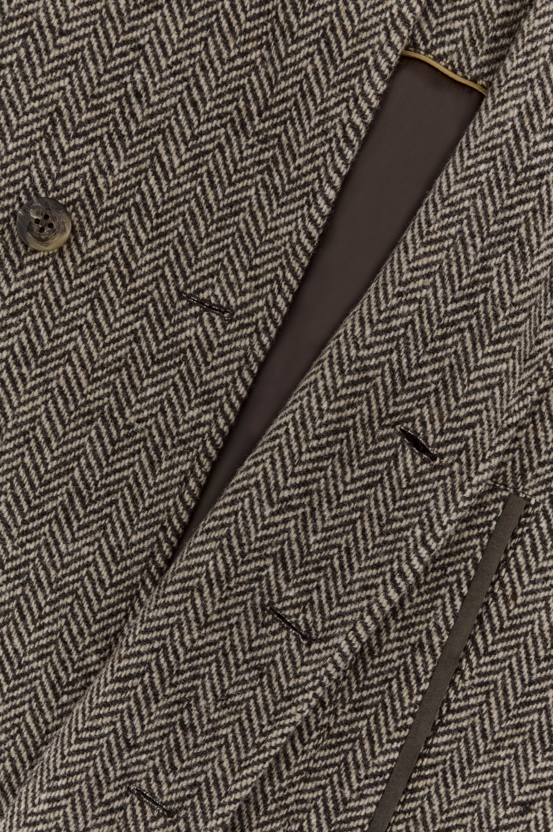 Chevron Wool Peacoat with Alcantara&reg; Details image number 6