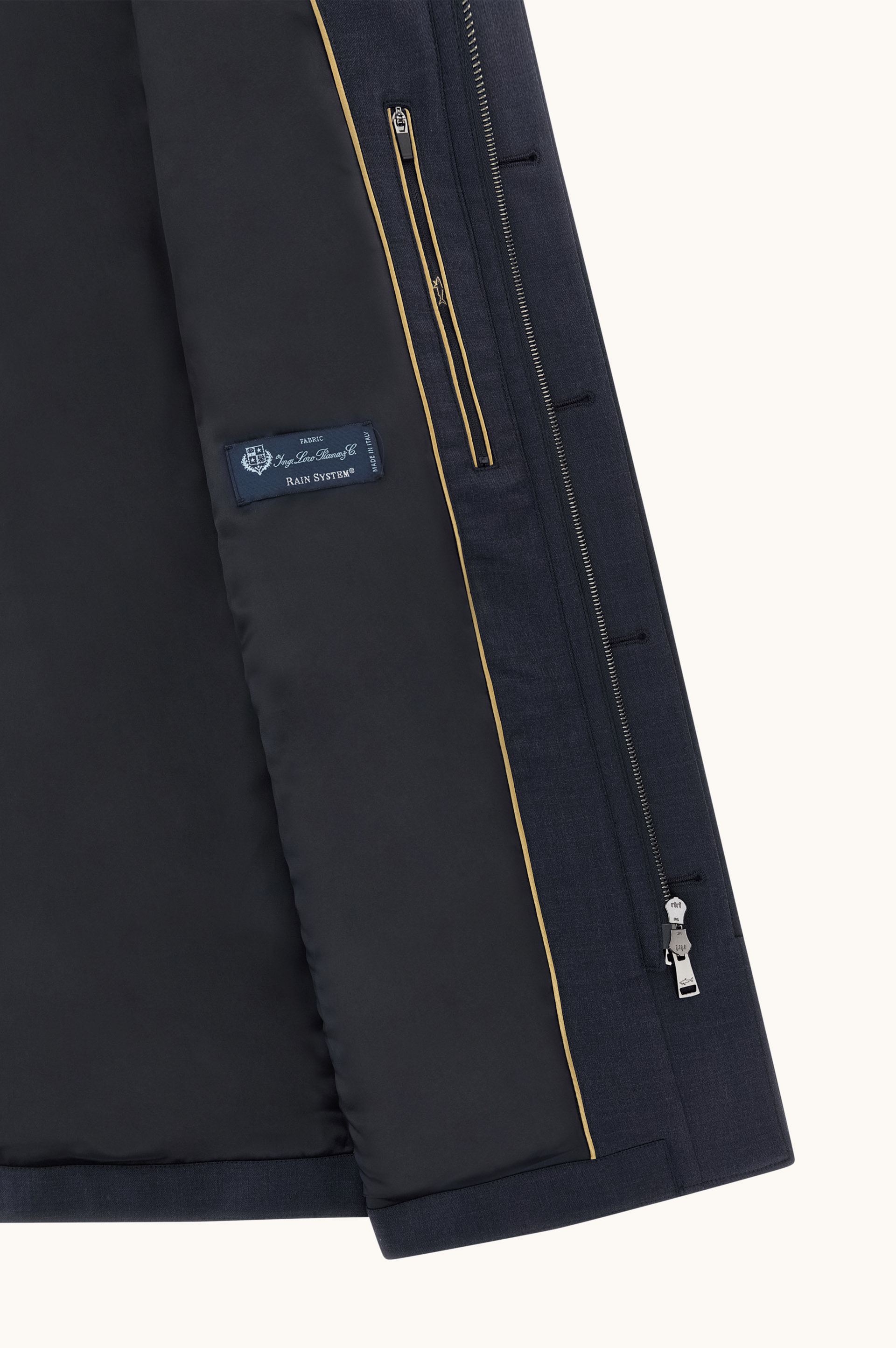 Wool Field Jacket with Suede Details image number 1