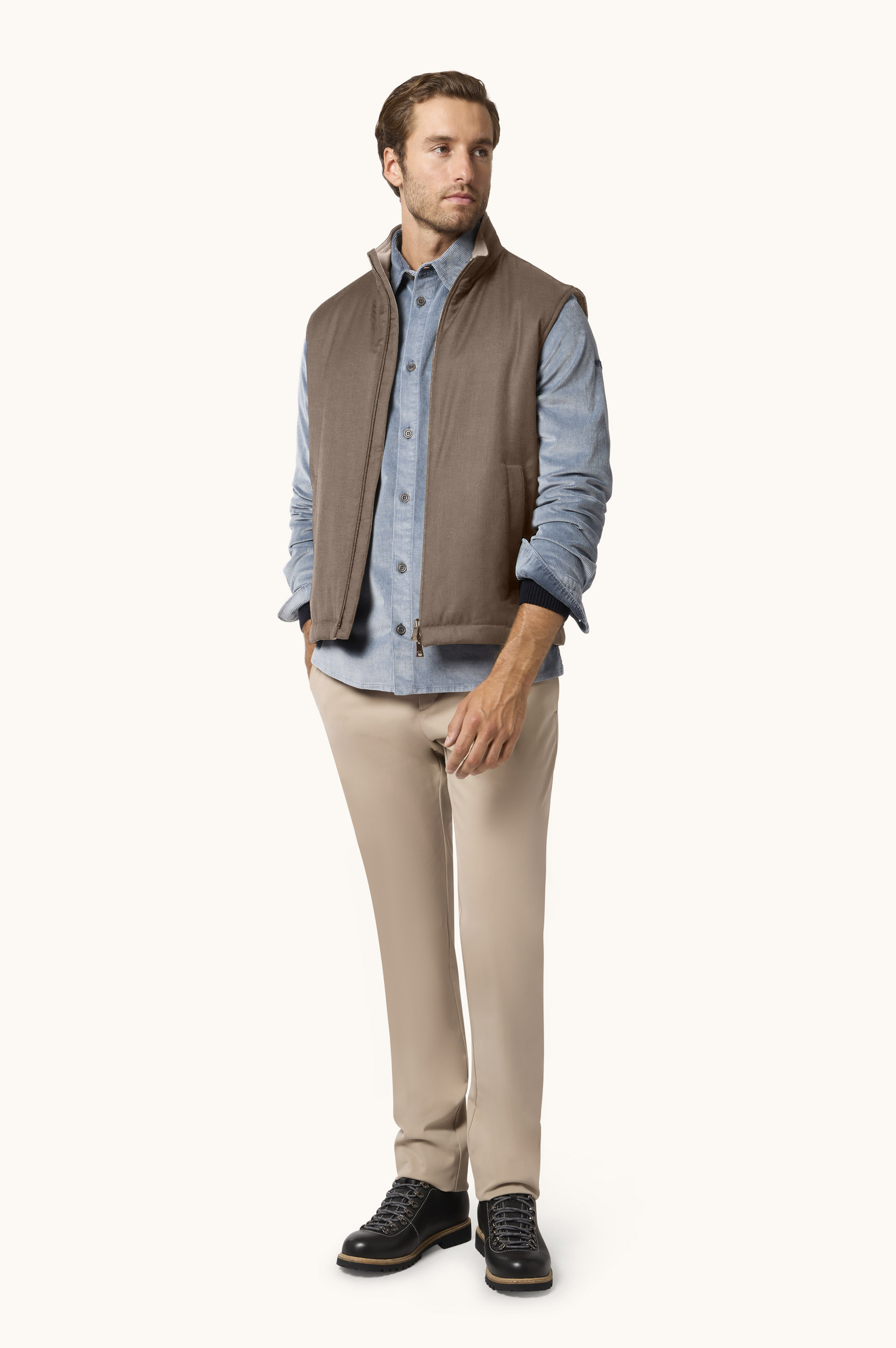 Gilet r&eacute;versible en laine et Typhoon&reg; image number 2
