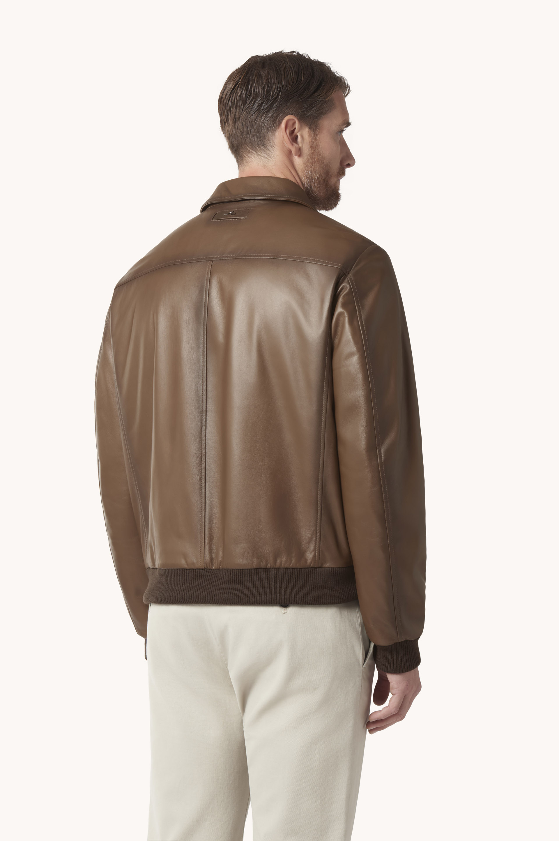 Aqualeather bomber jacket image number 3