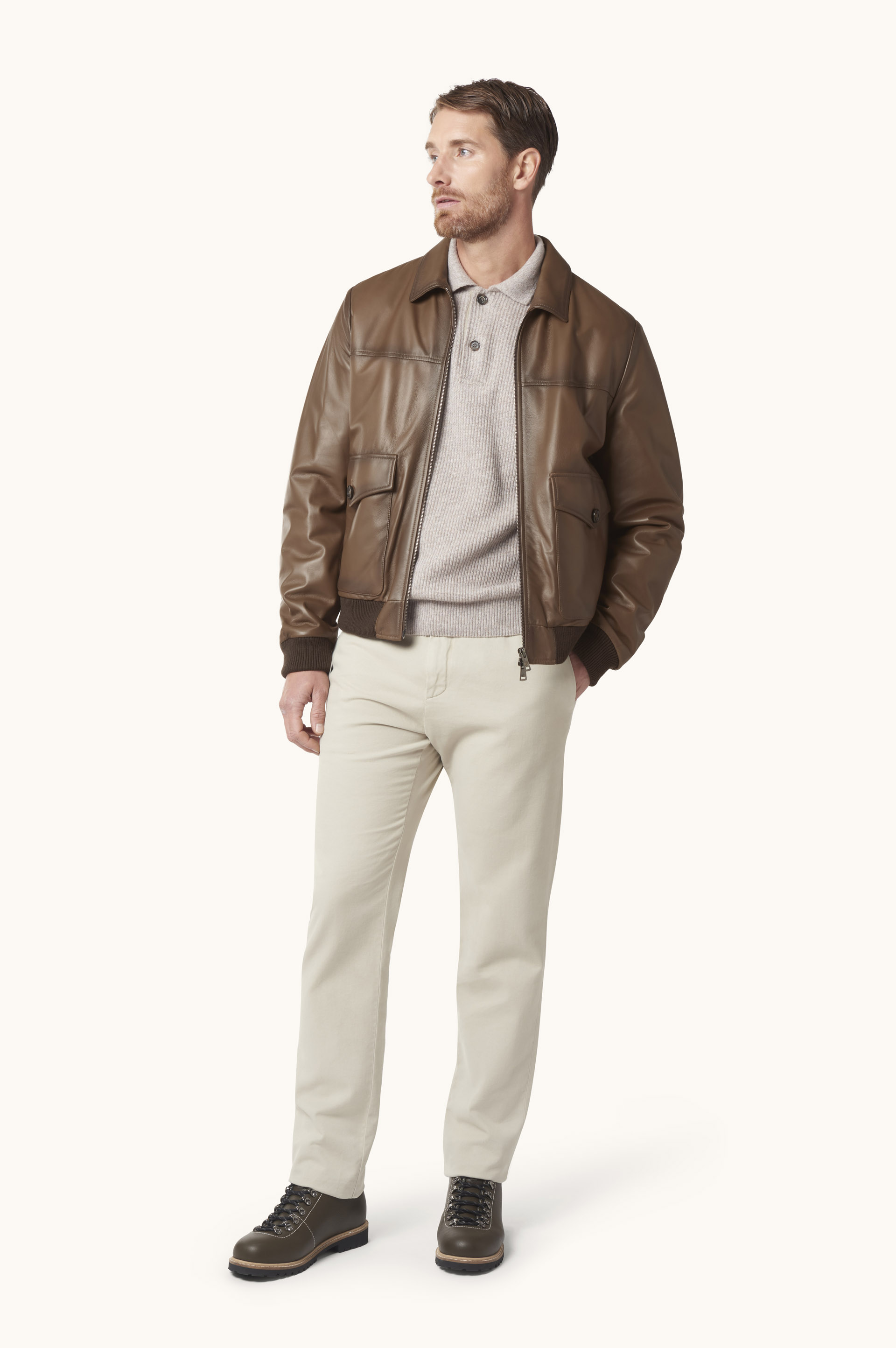 Aqualeather bomber jacket image number 2