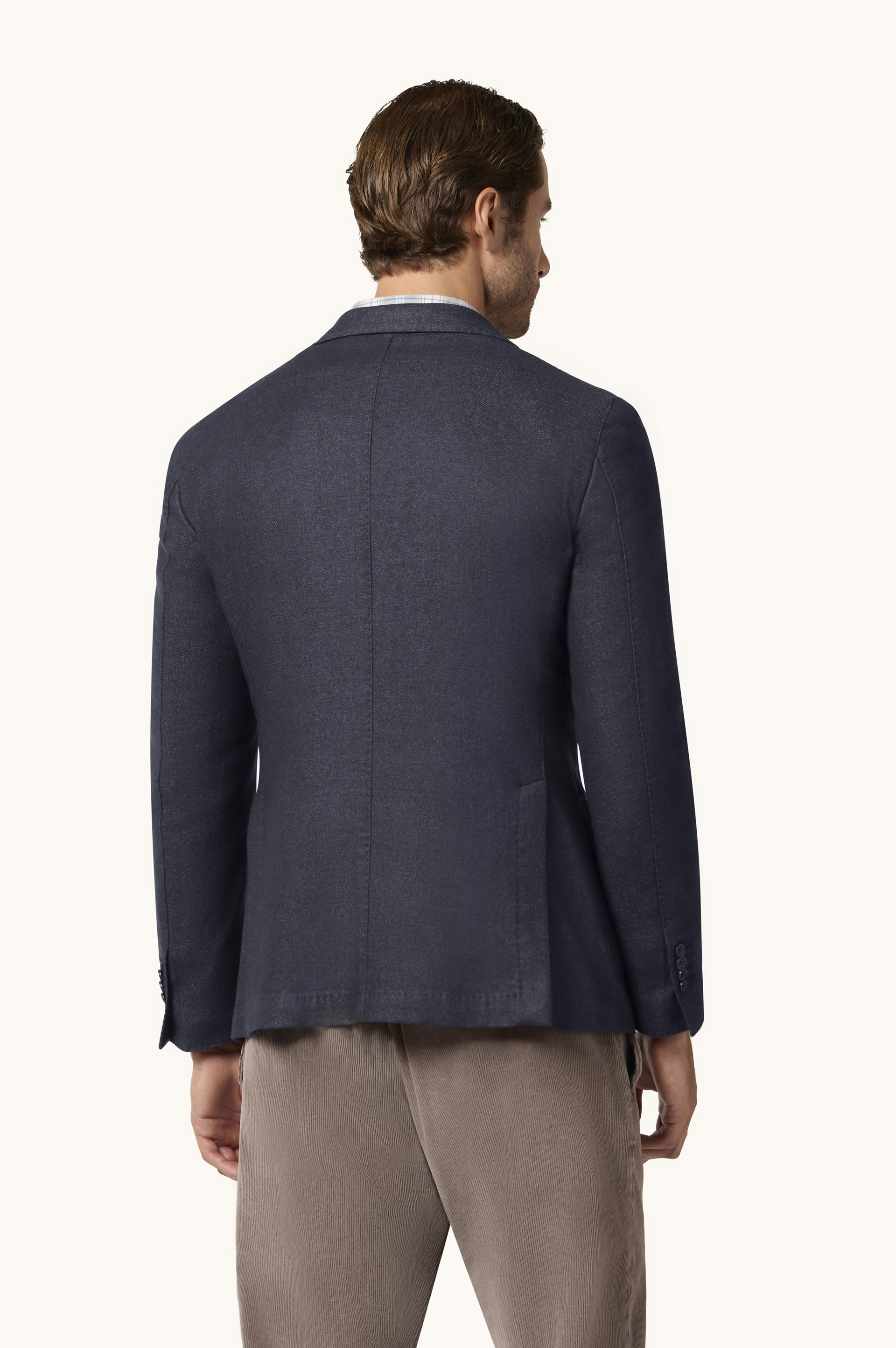 Single-Breasted Wool and Cashmere Blazer image number 3