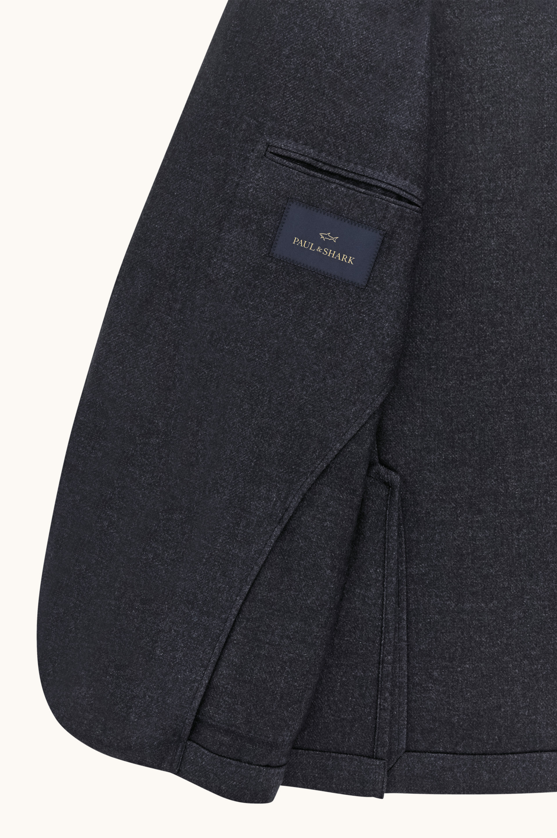 Single-Breasted Wool and Cashmere Blazer image number 1