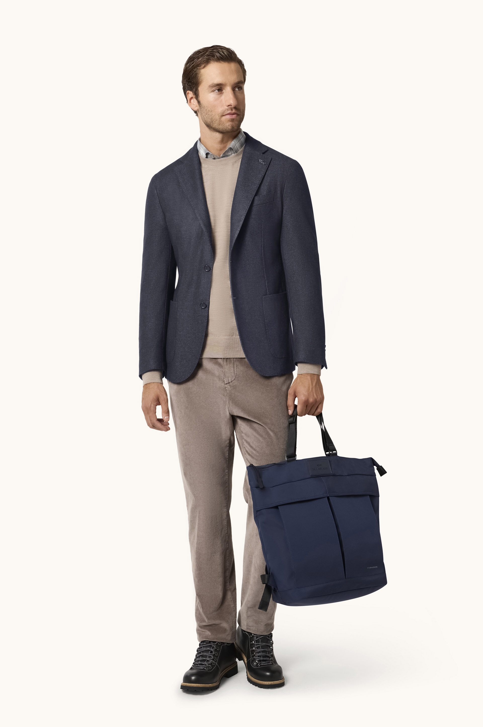 Single-Breasted Wool and Cashmere Blazer image number 2