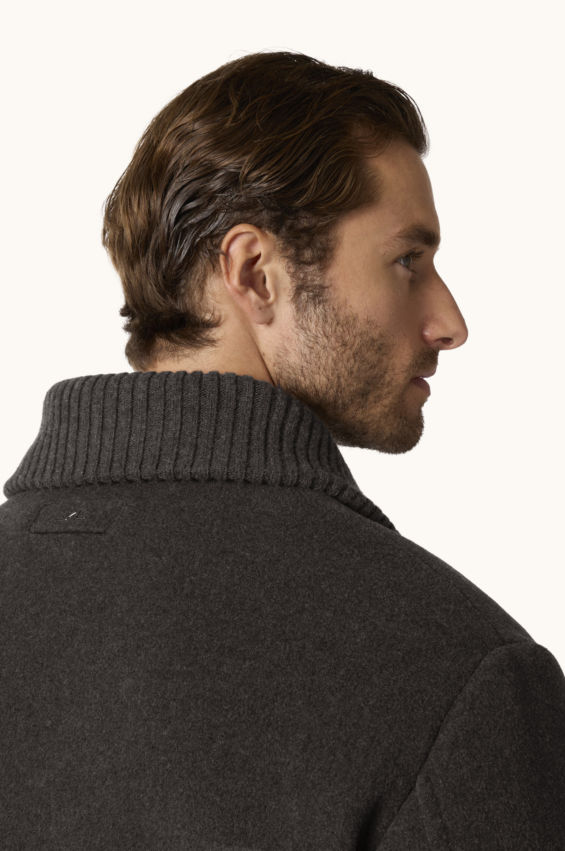 Wool and Cashmere Bomber Jacket image number 7
