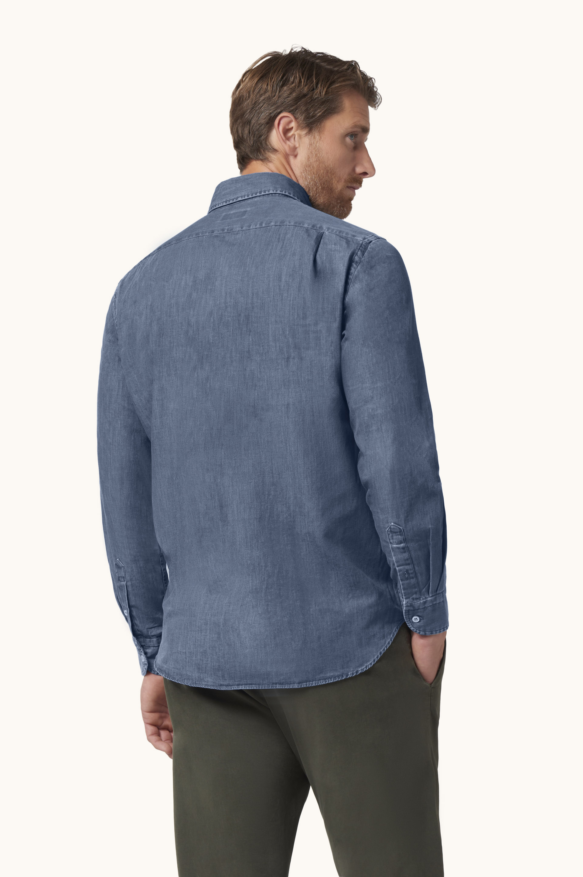 Camisa Soffio en denim ligero image number 3