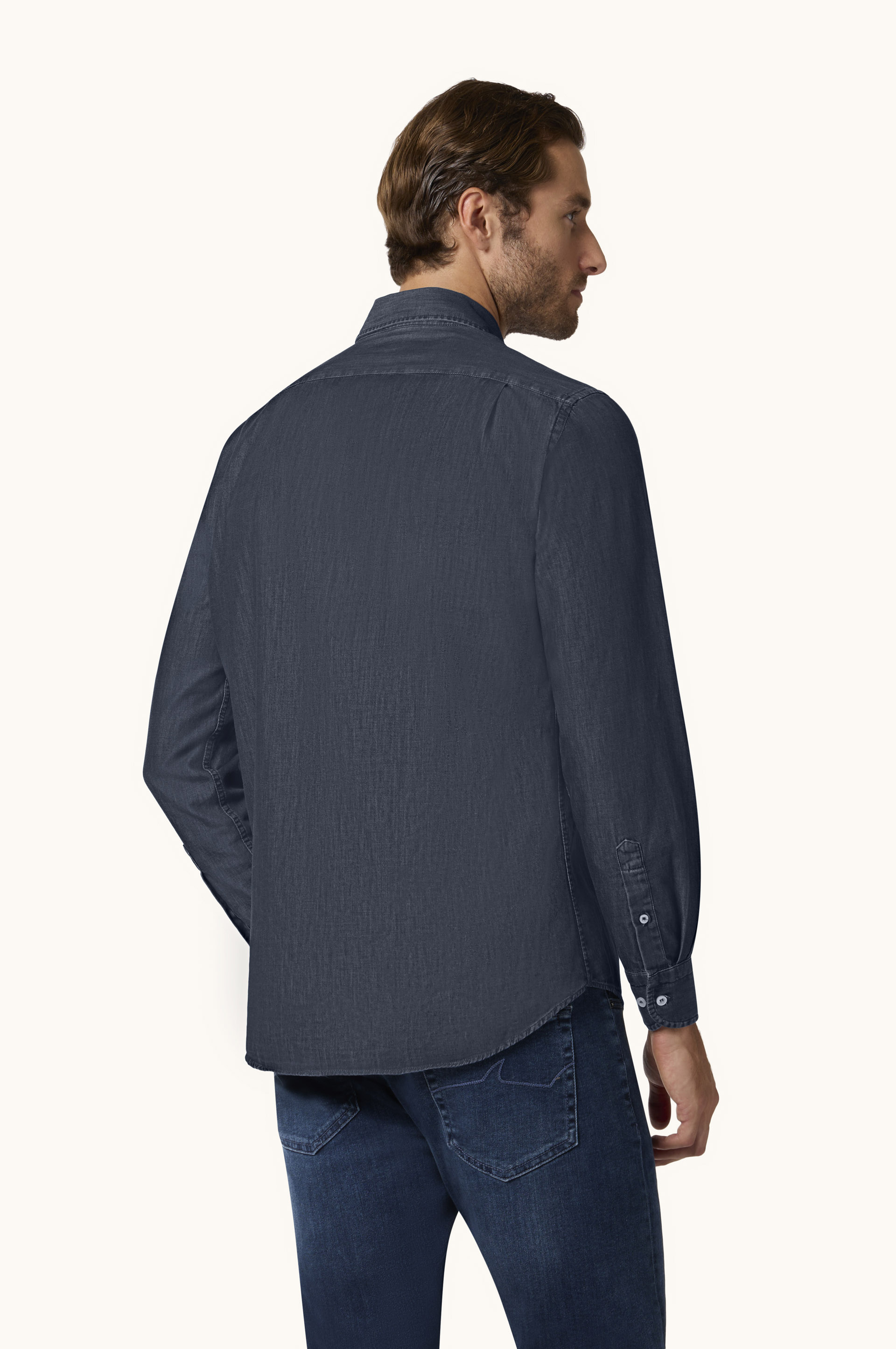 Camisa Soffio en denim ligero image number 3