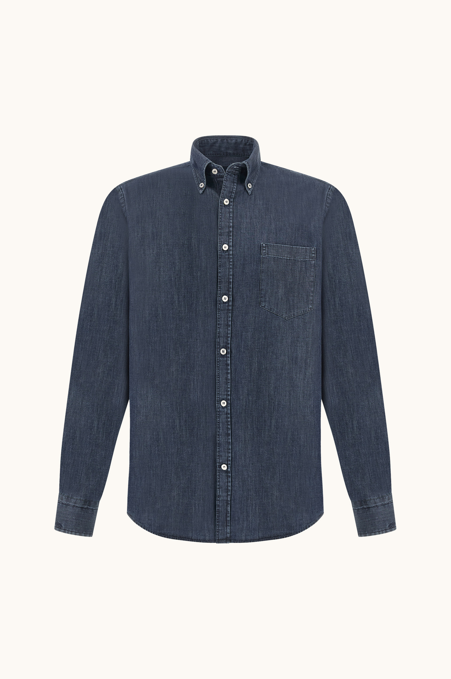 Camisa Soffio en denim ligero image number 1