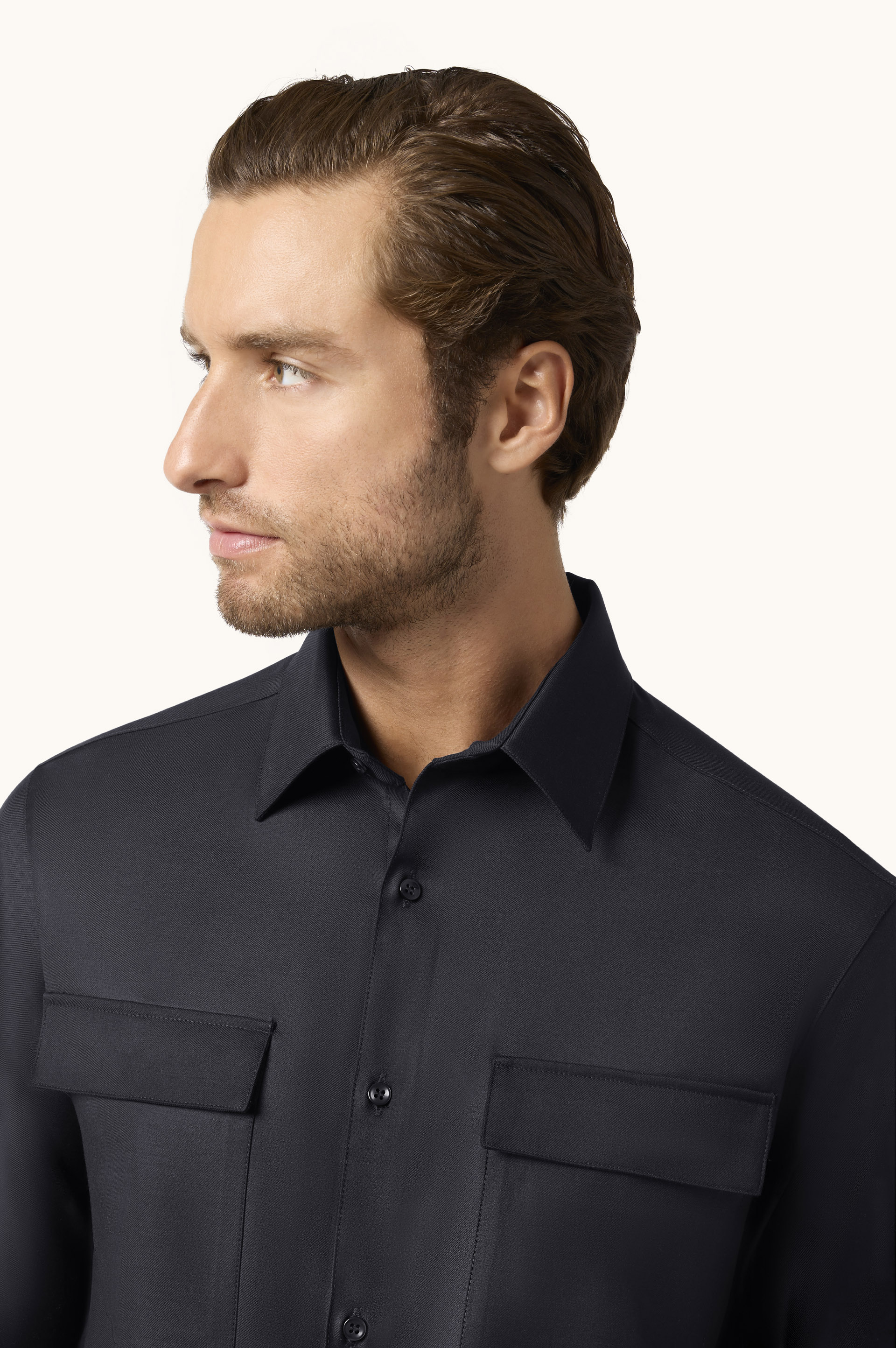 Wool Overshirt image number 3
