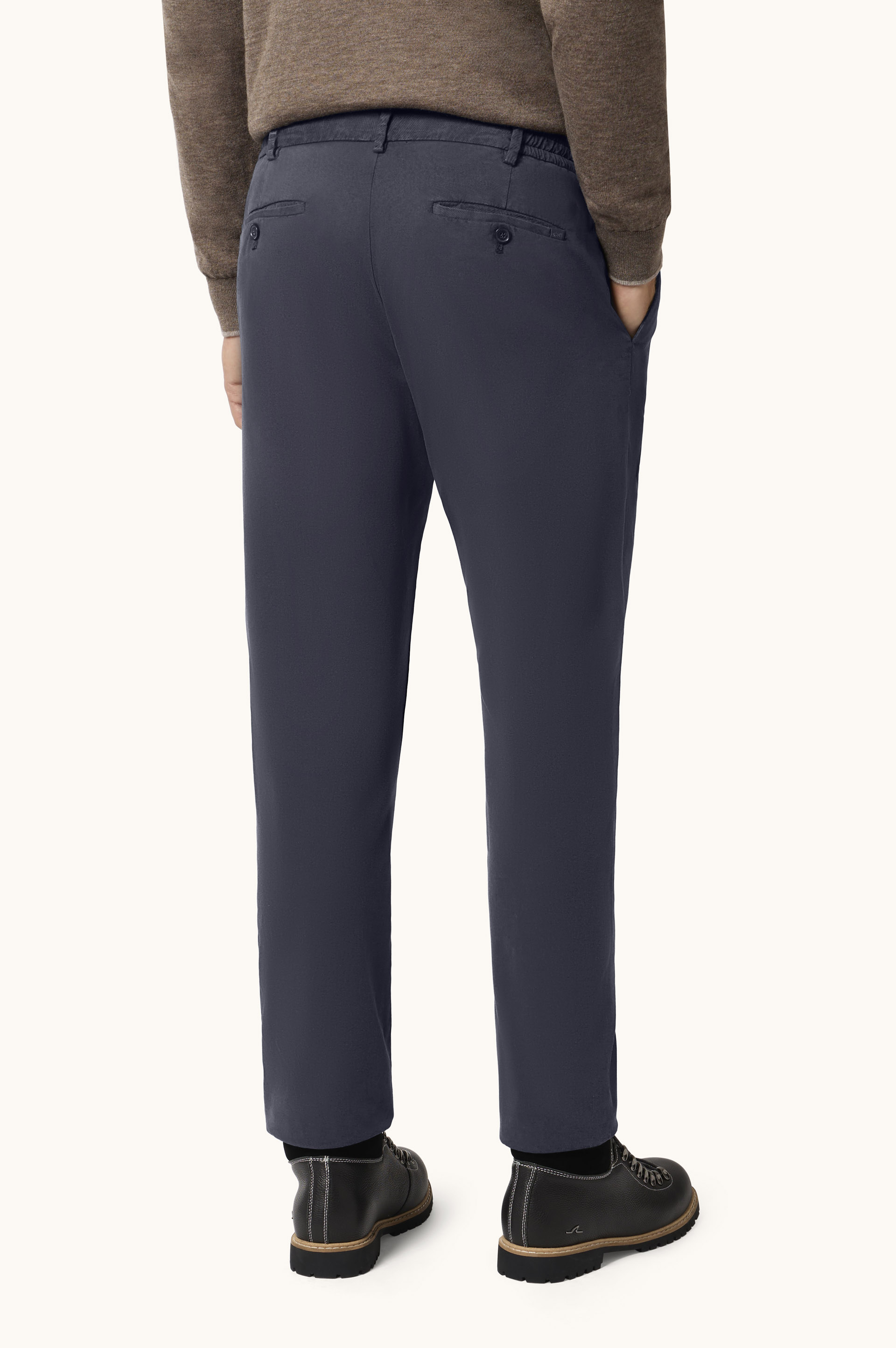 X-Soft Garment-Dyed Chino Trousers image number 3